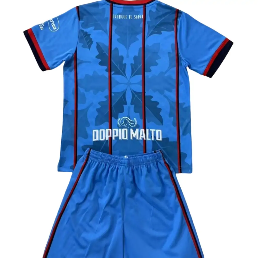 2025-26 Cagliari Calcio Second Away Kit - Short Sleeve Children's suit Fans Edition