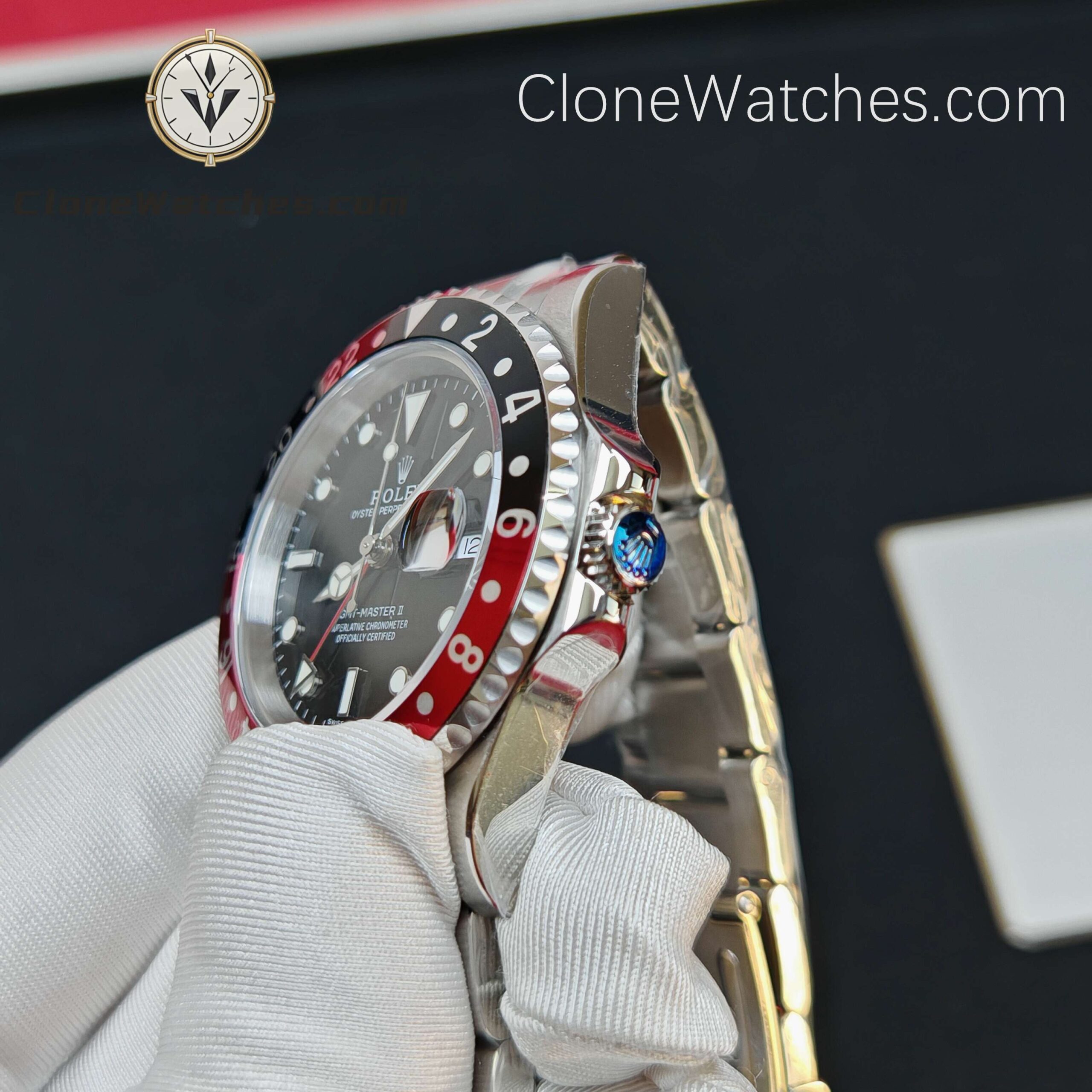 Rolex Super Clone Watches 1:1 Coke GMT Master II 16710 Oyster 3186 Movement