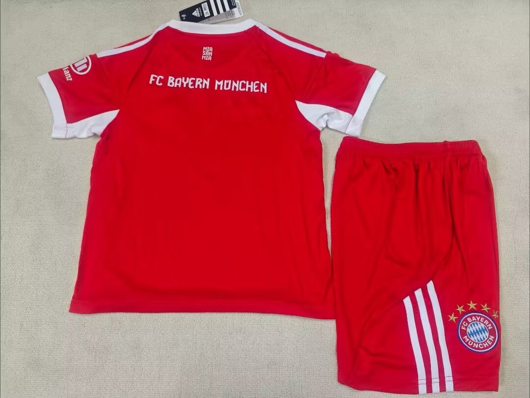 25-26 Bayern Munich Home Jersey - Kids Kit