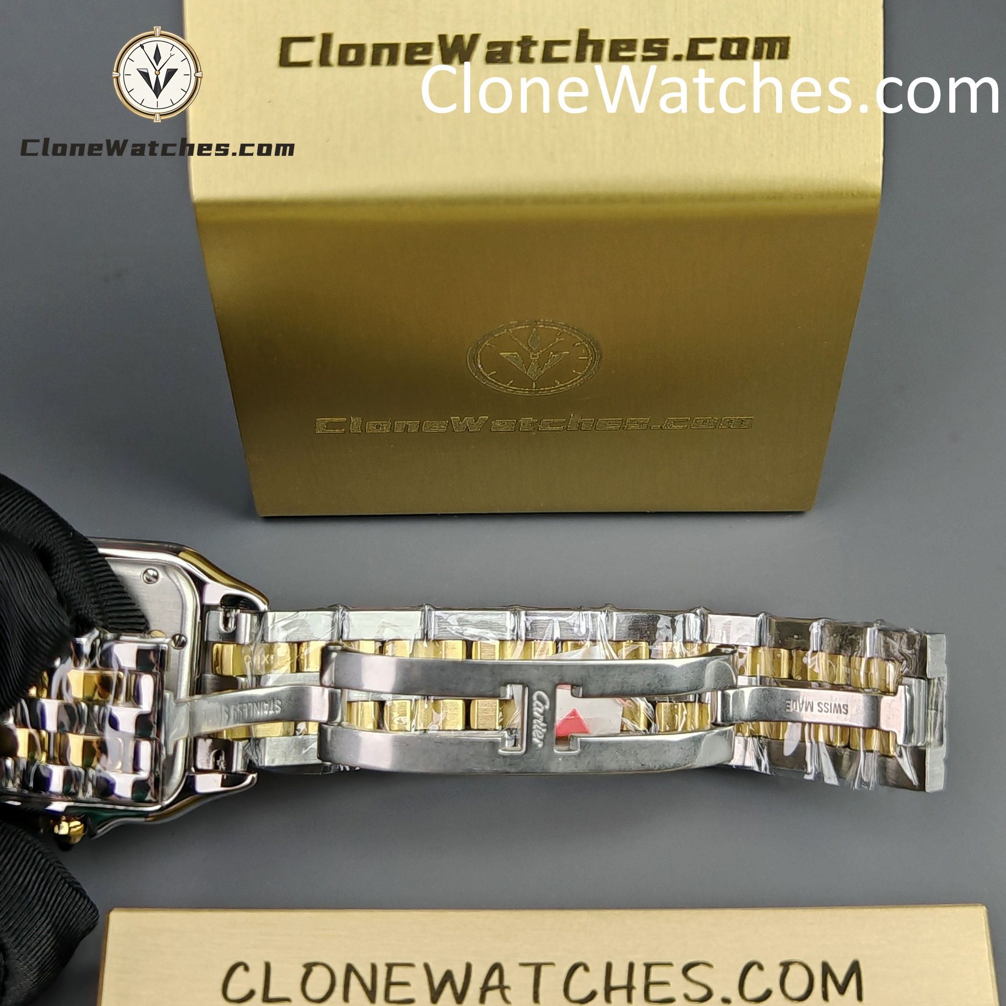 Cartier Super Clone Watches 1:1 PANTHÈRE DE CARTIER White Dial 27mm x37mm W2PN0007