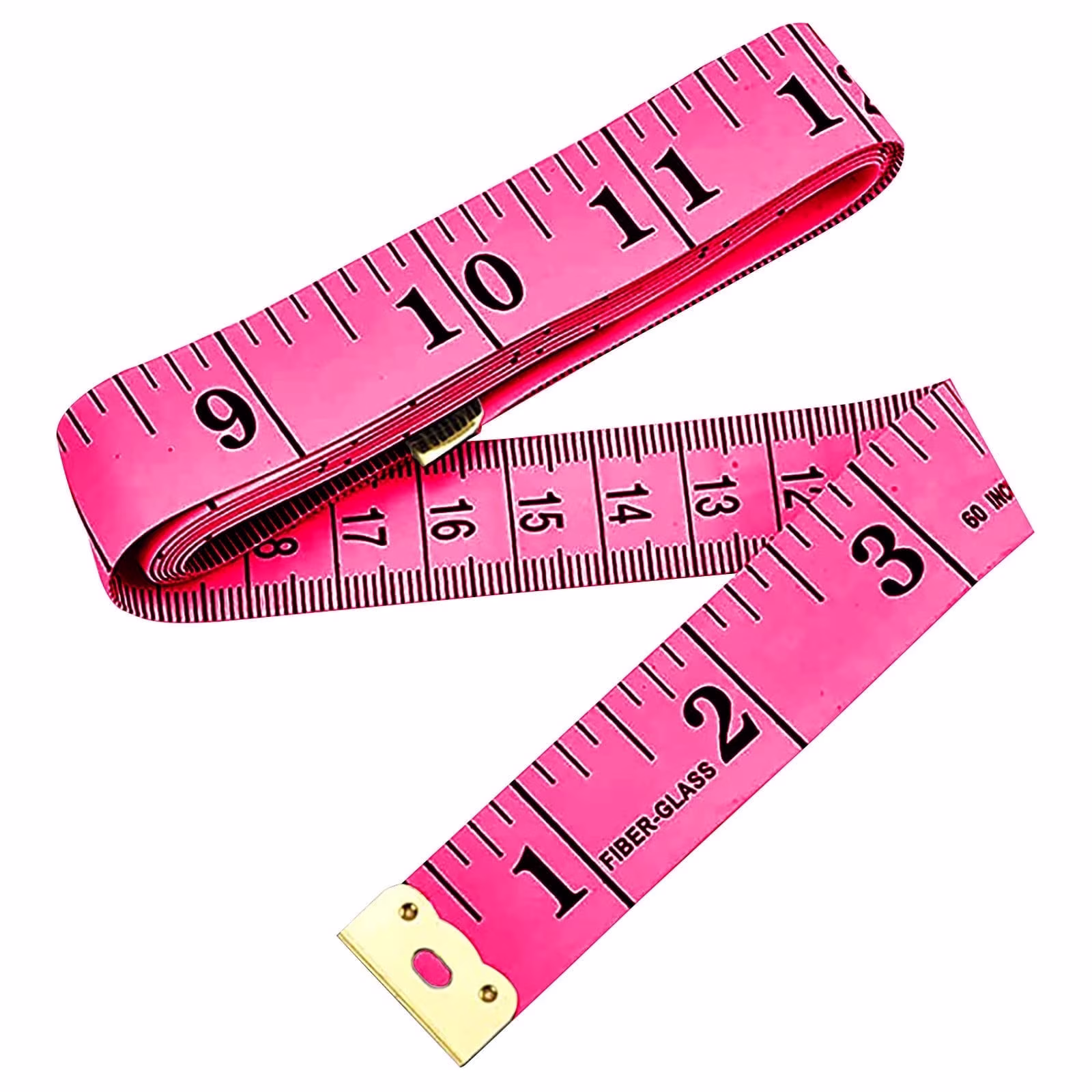 Wovilon 60-Inch Retractable Fabric Measuring Tape, Double Scale Centimeter & Inch for Sewing, Tailoring, Crafts