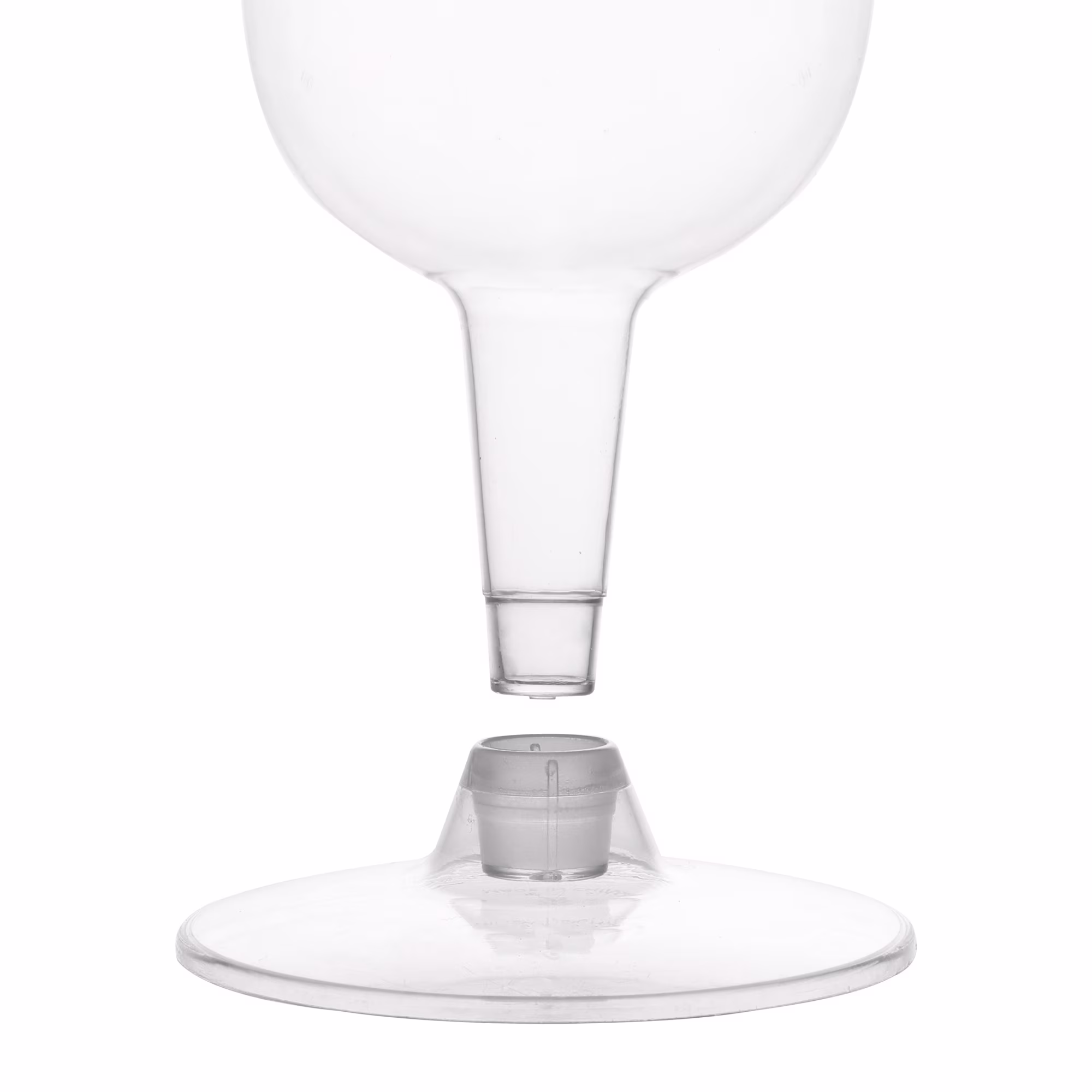 Way To Celebrate Clear Plastic Wine Glasses, 8 Count, 6.3 fl oz, 4.84 in x 2.64 in