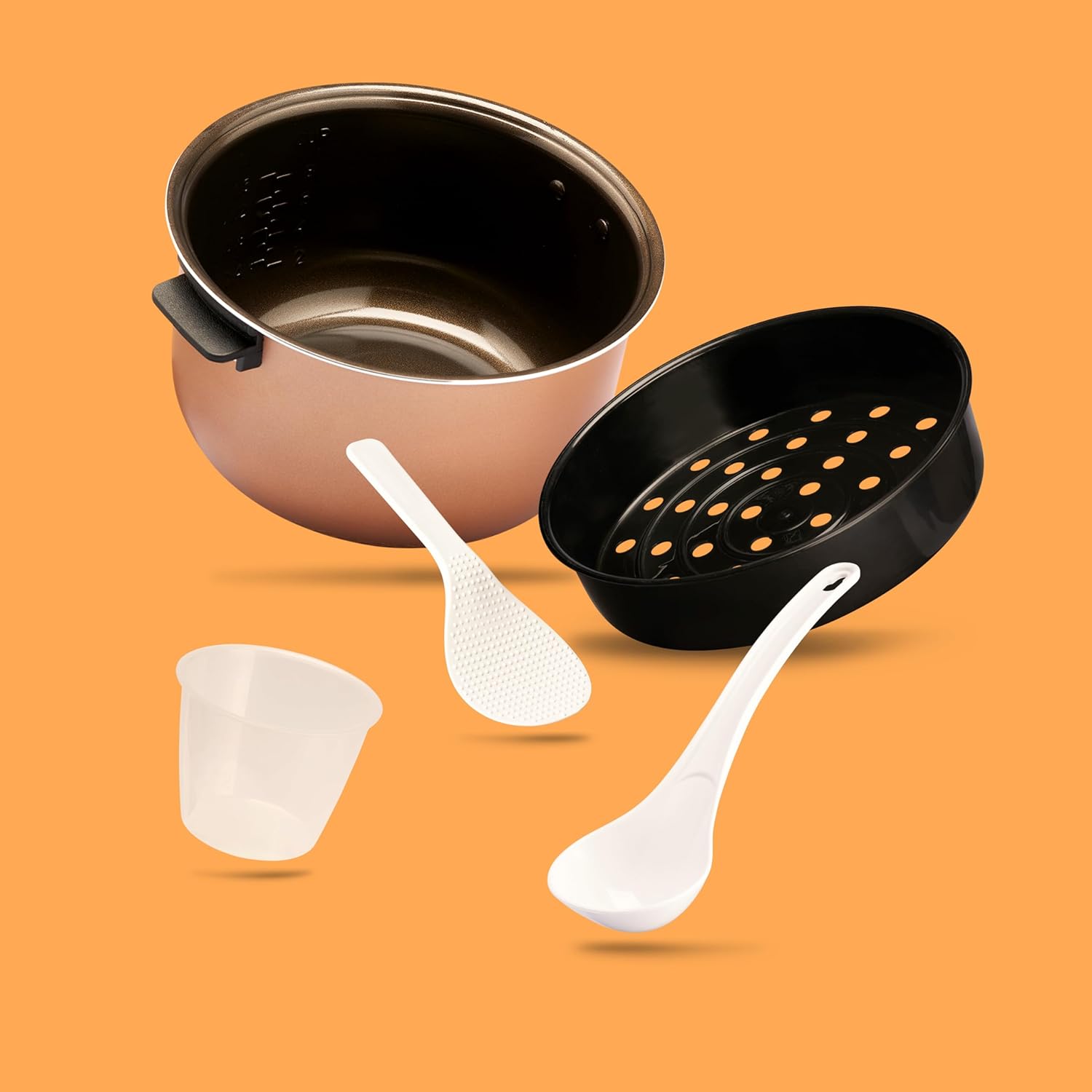 Cuiseur riz et vapeur numérique bol céramique 1,5 L 12 programmes