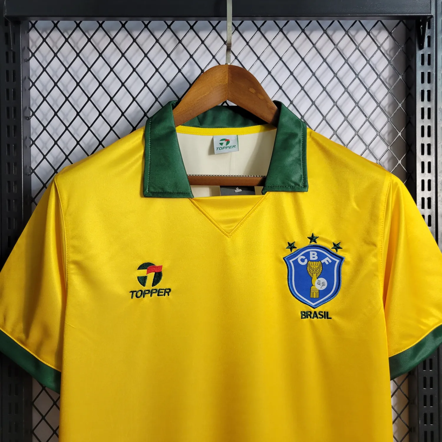 1988-1990 Brazil home retro jersey - fans edition