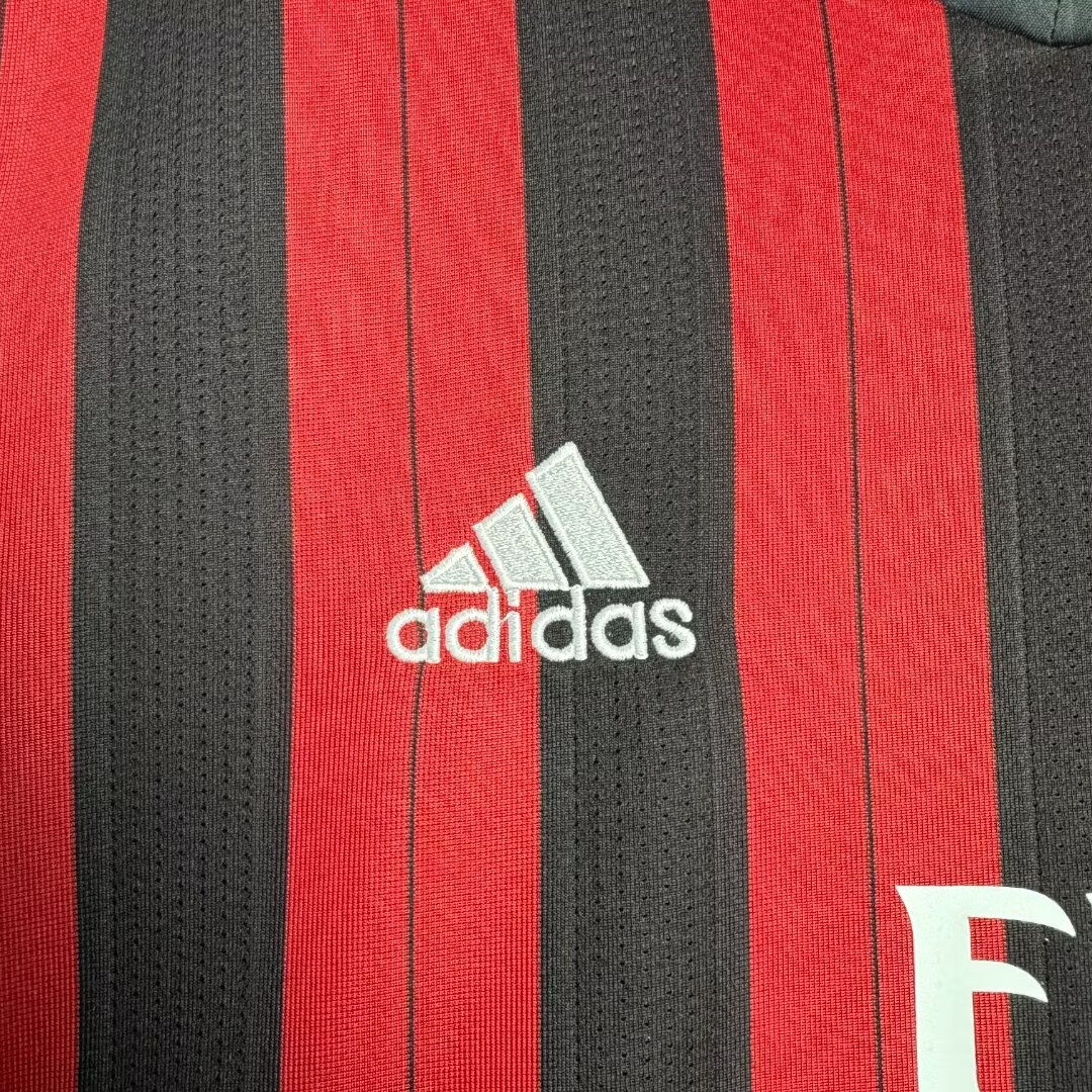 2013/14 AC Milan Home Long Sleeve Jersey 1:1 Thailand Quality - Fans Edition