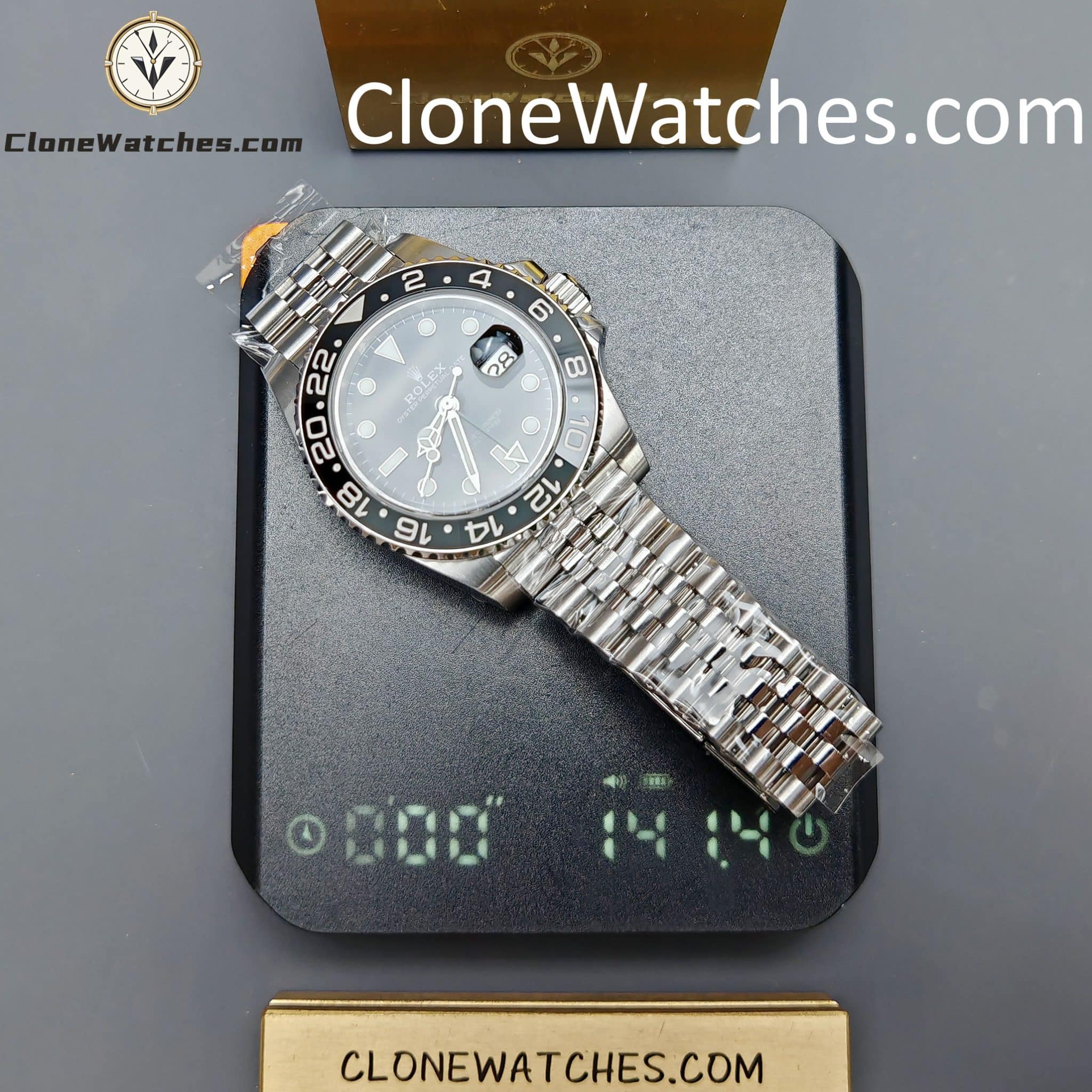Rolex Super Clone Watches 1:1 Bruce Wayne GMT Master II M126710grnr Jubilee 3285 Movement