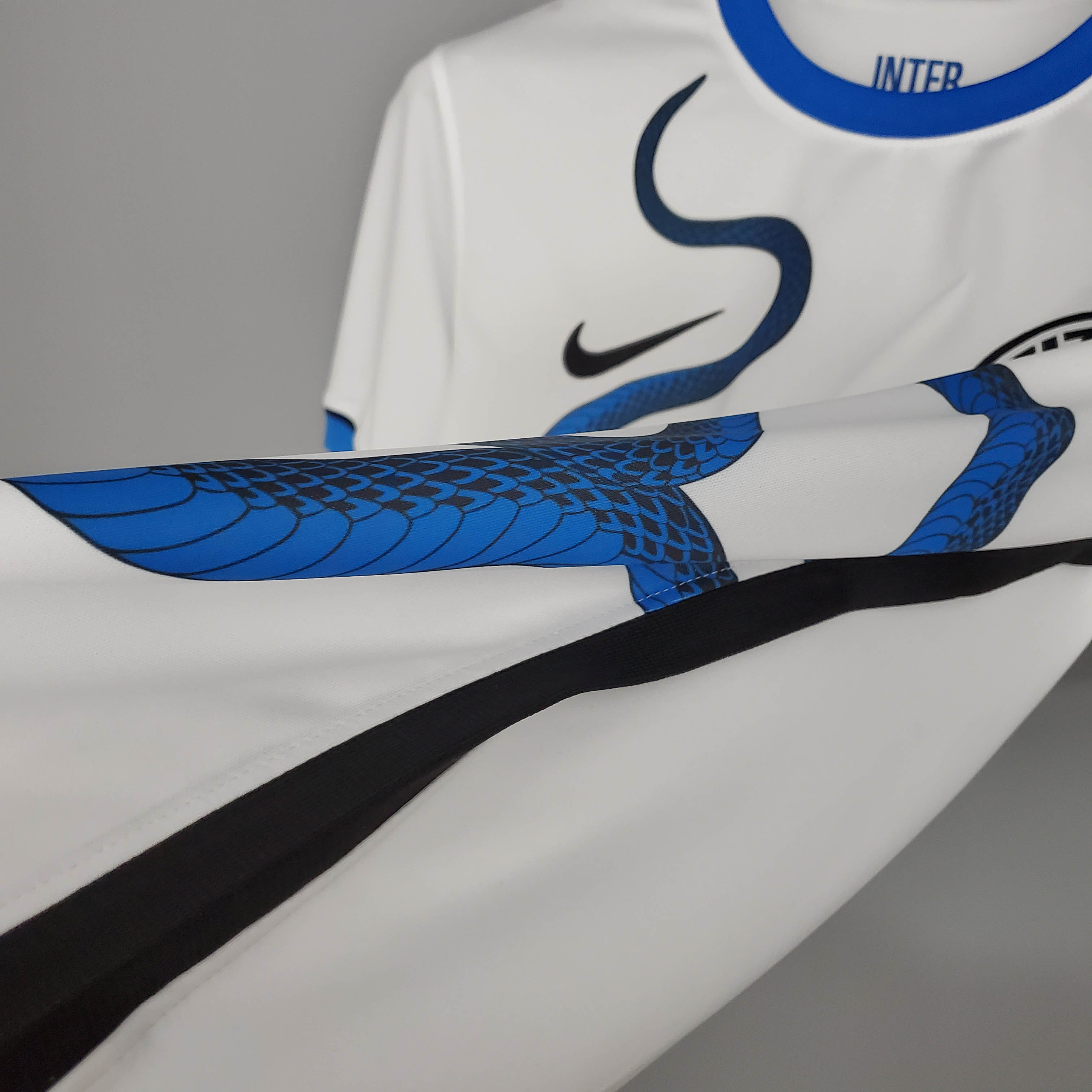 Internazionale Milan Football Jersey White 2021/2022 1:1  Thai Quality Away-Fans