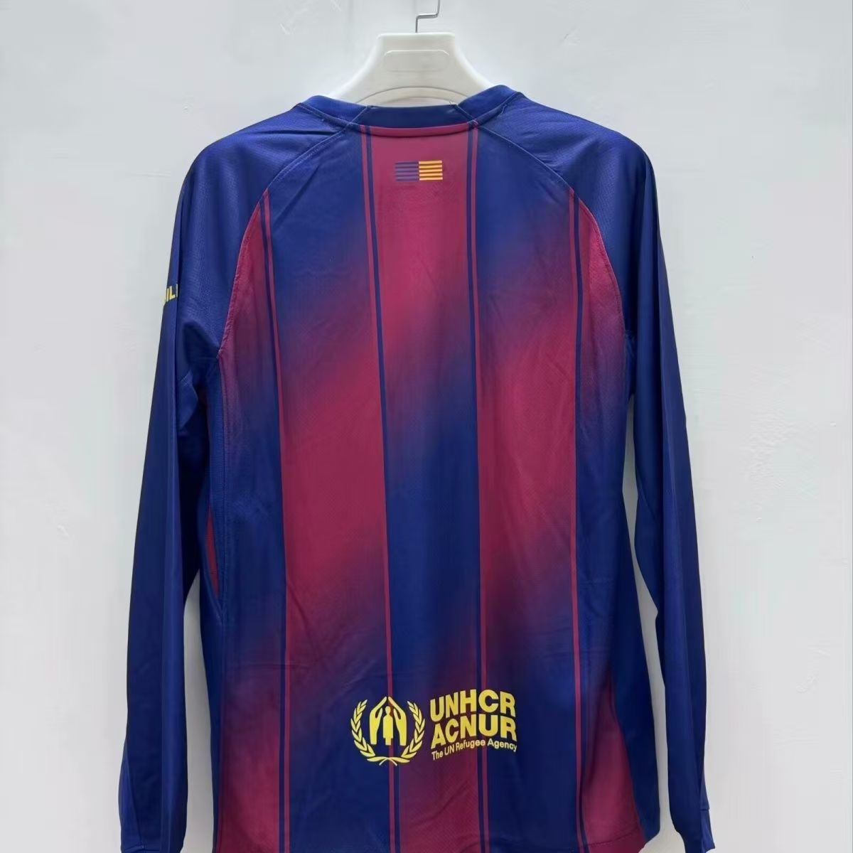 2025-26 Barcelona Home Long-Sleeve Jersey, 1:1 Thai Version Quality - Fans Edition
