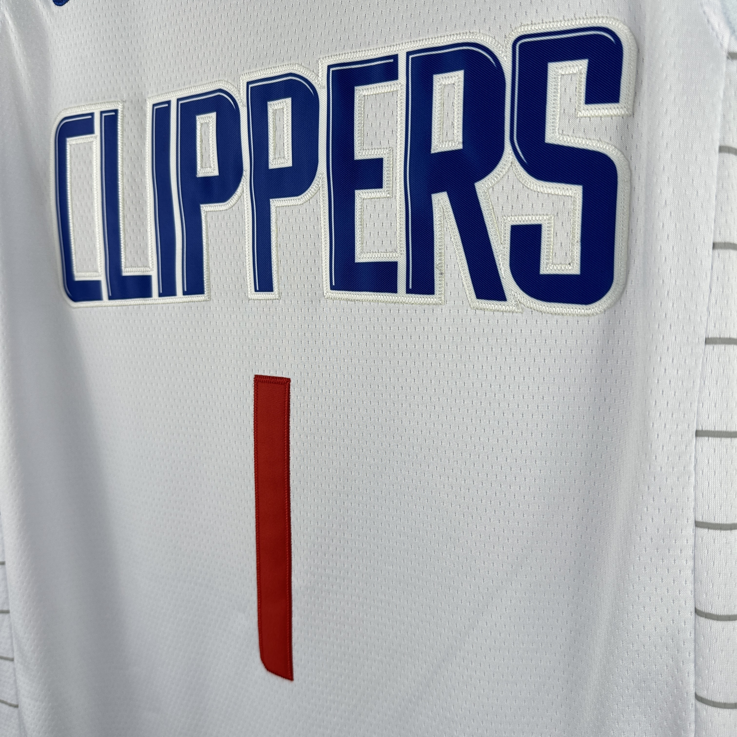 Clippers Embroidered White No. 1 Harden