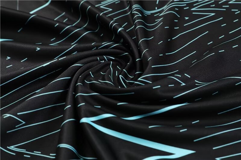 2023/2024 Manchester City Half Pull Training Wear Black Football Shirt