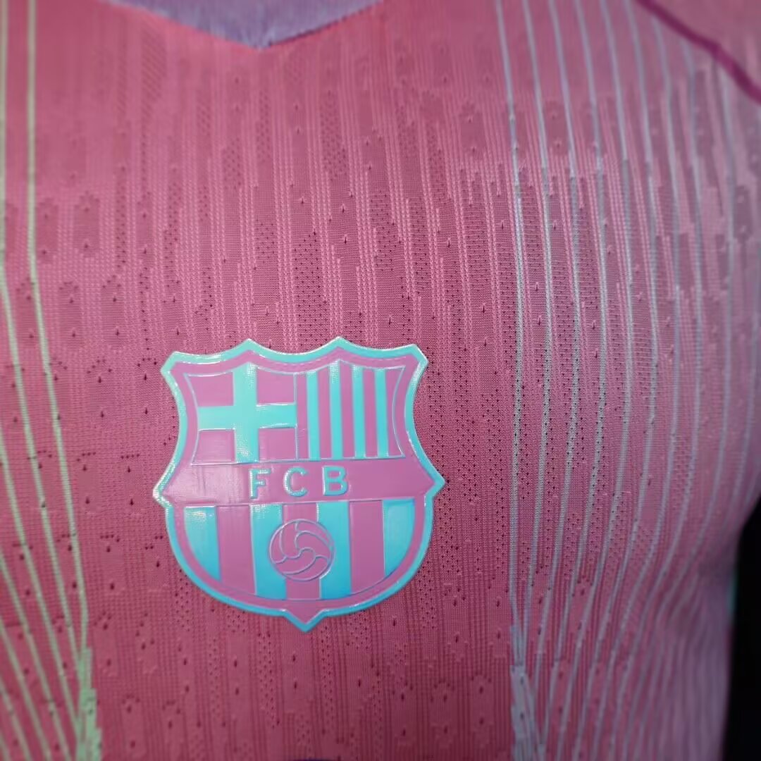 2025-26-Barcelona Special Edition Pink and White-Player Edition