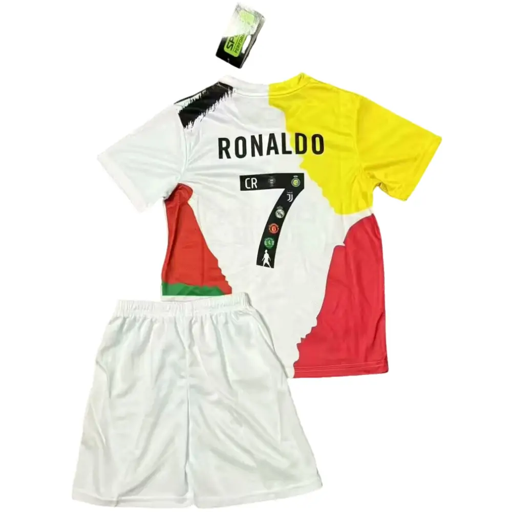 2025-26-C Ronaldo Memorial Edition-Jersey-Children's Set