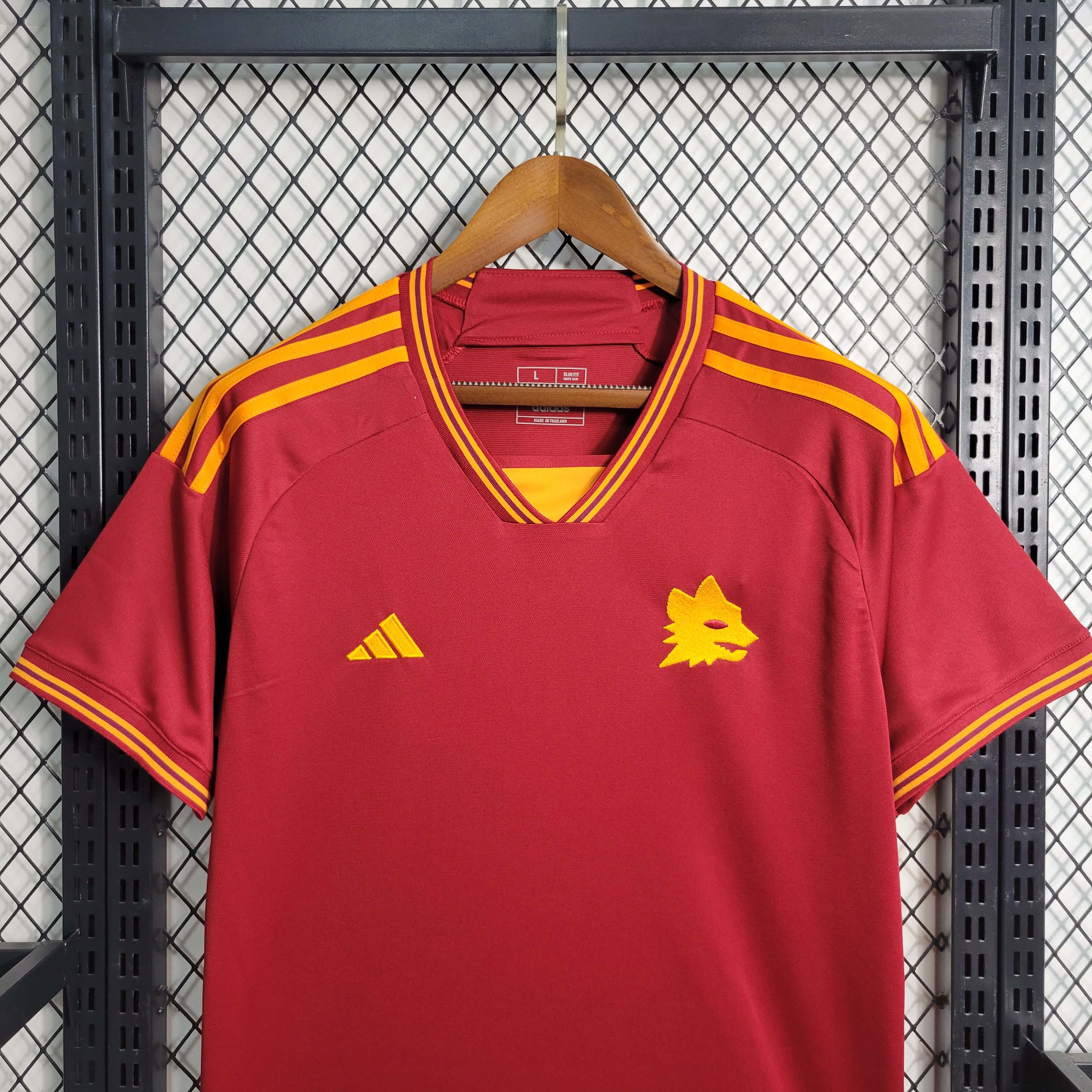 2023/2024 Roma Home Soccer Jersey 1:1 Thai Quality-Fans