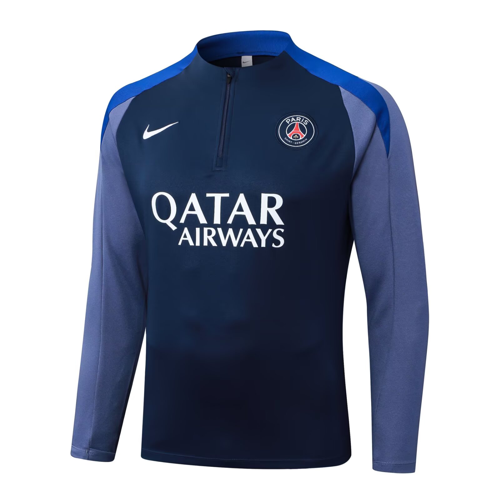 2025/26 Paris Saint-Germain Royal Blue Training Jersey with Grey Sleeves