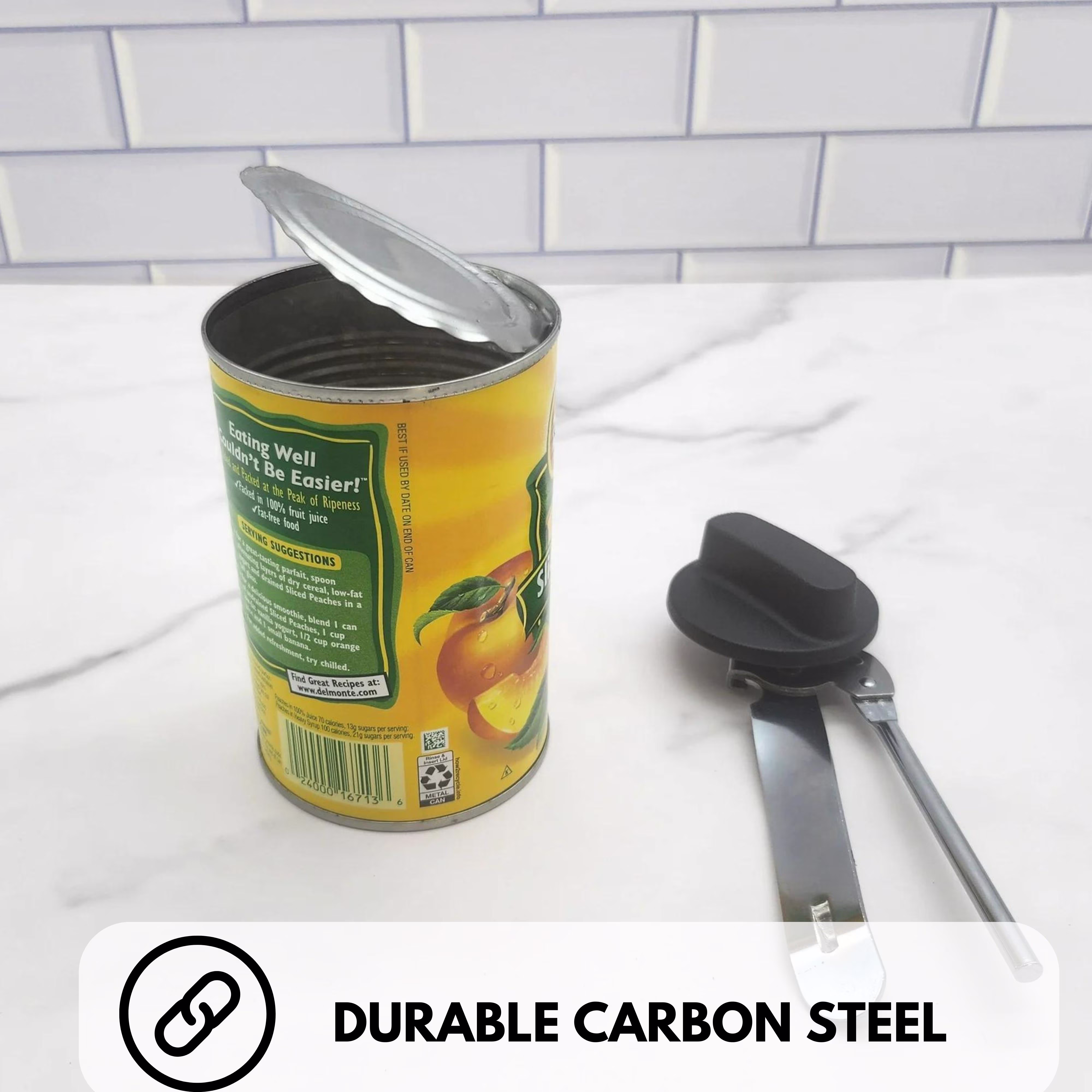 (10 pack) Mainstays Stainless Steel Can Opener, Black