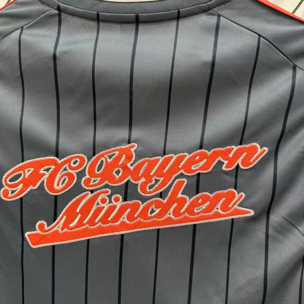 25-26 Bayern baseball uniform gray jersey