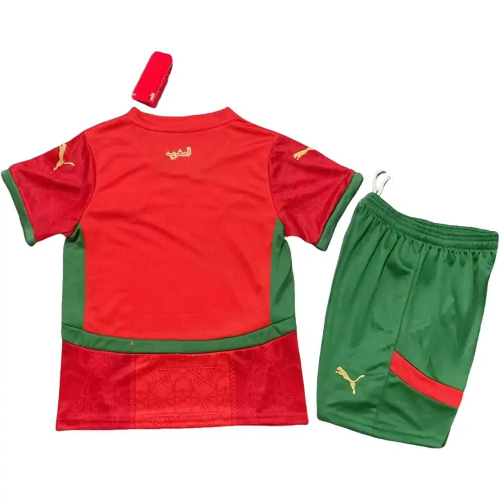 2025-26-Morocco Home-Jersey-Children's Kit