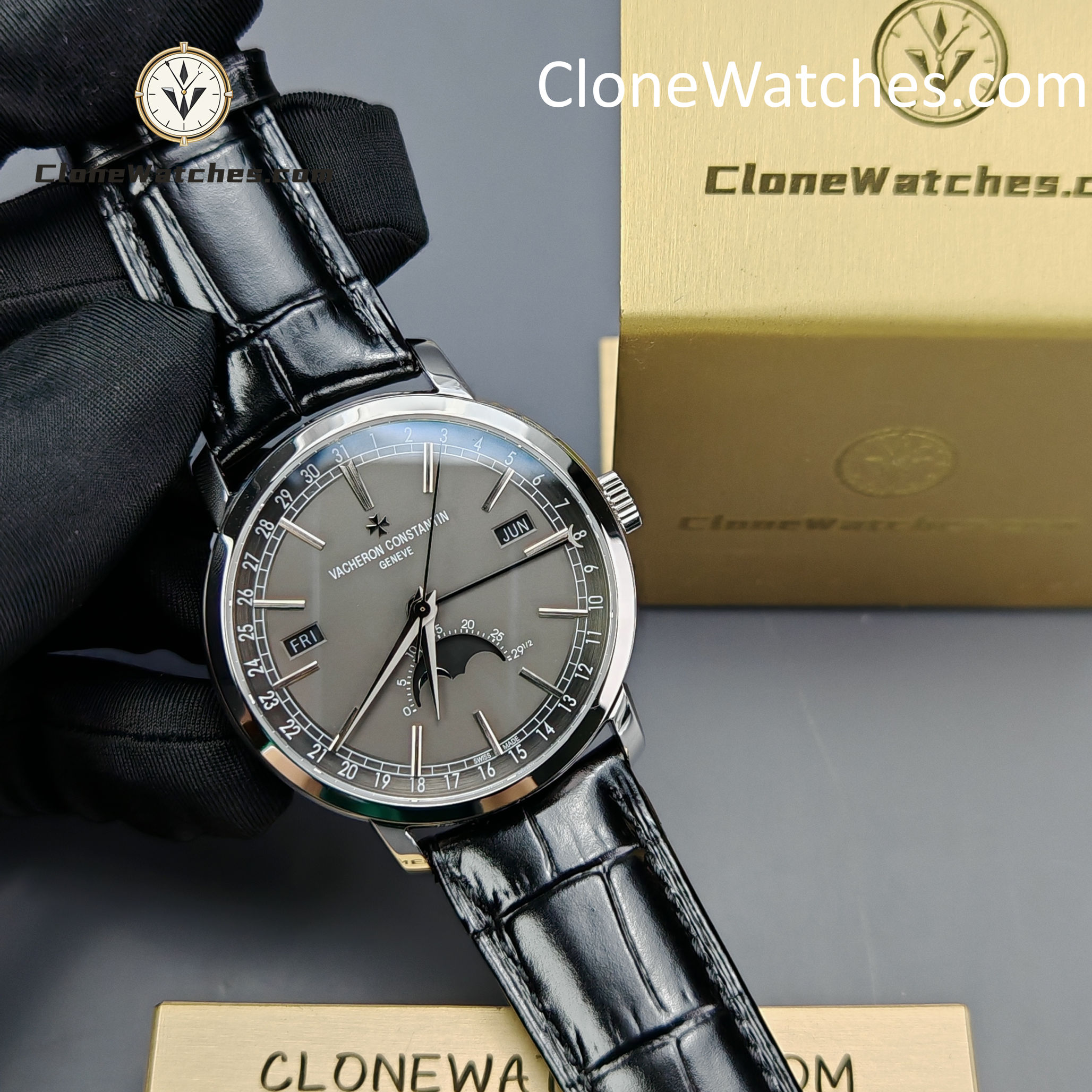 Vacheron Constantin Super Clone Watches 1:1 Traditionnelle 4010T/000G-B740 Slate Grey Dial