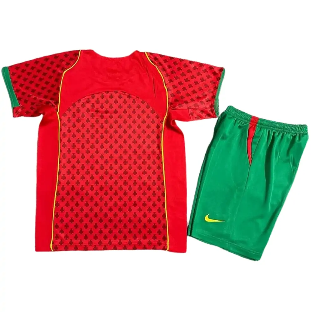 2004 Portugal Home Retro - Kids Jersey