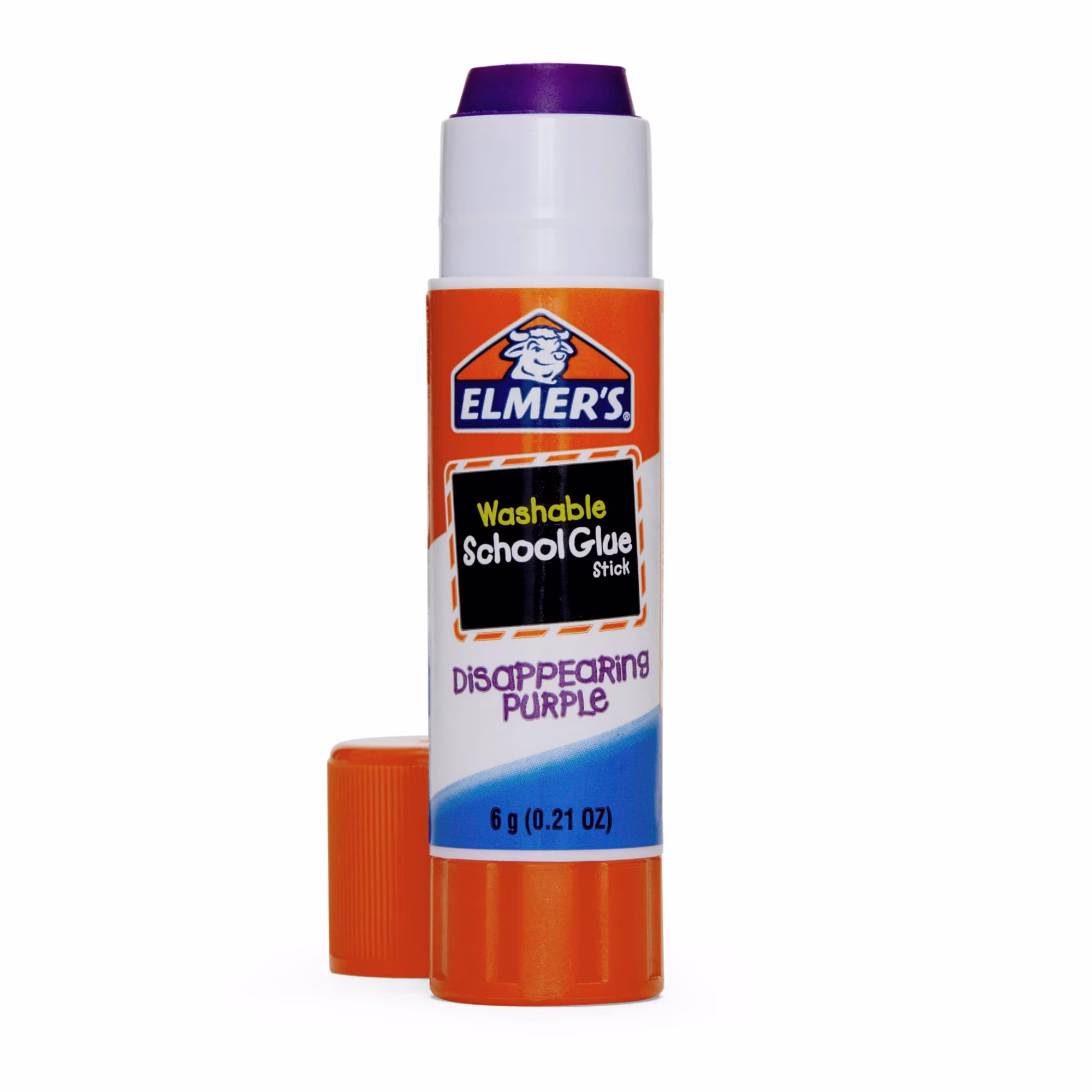 Elmer's Disappearing Purple School Glue Sticks, Washable, 2 Count