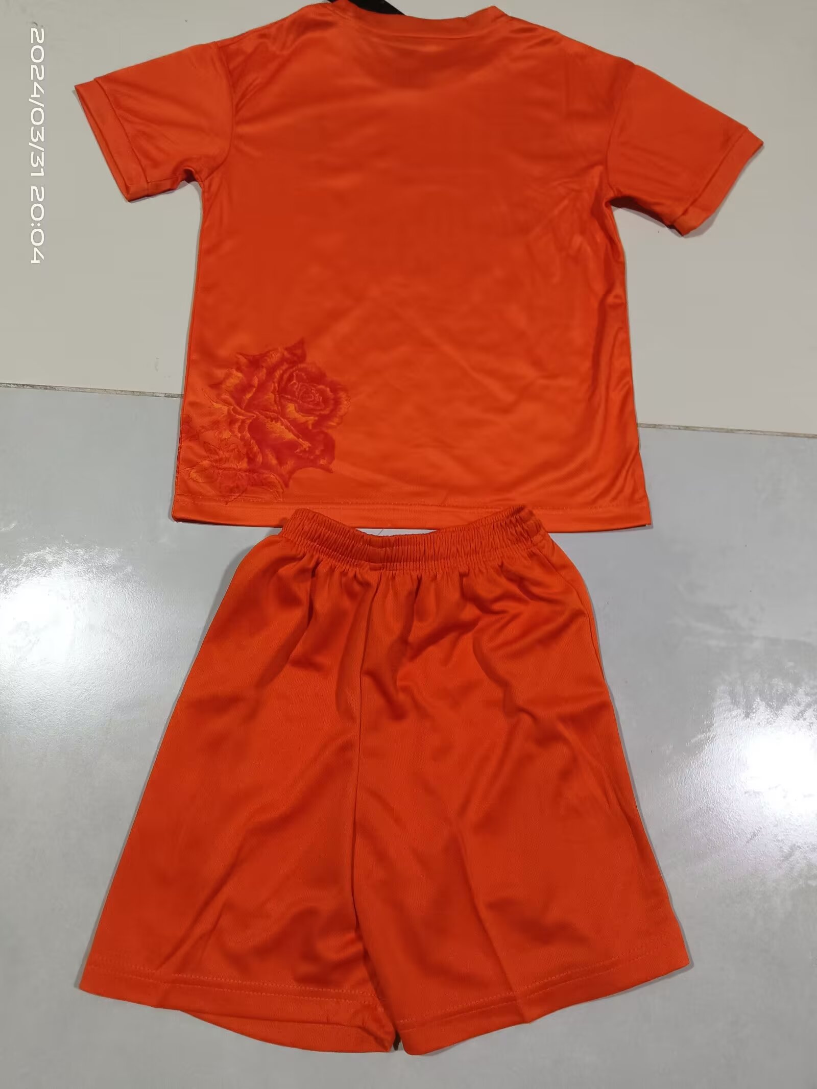 2024/25 Real Madrid Y3 Orange Children's Jersey Children's Sizes