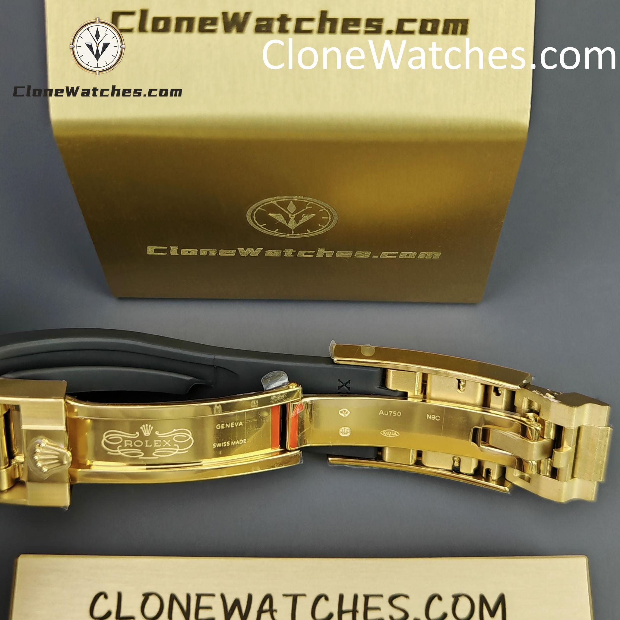 Rolex Super Clone Watches 1:1 Daytona 18k Gold M126518ln-0008 4131 Movement