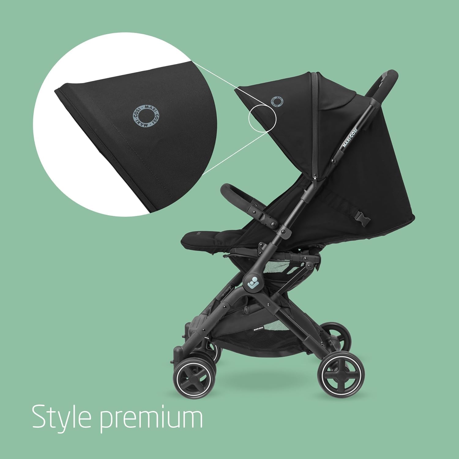 Poussette canne légère compacte 0 22 kg pliage automatique