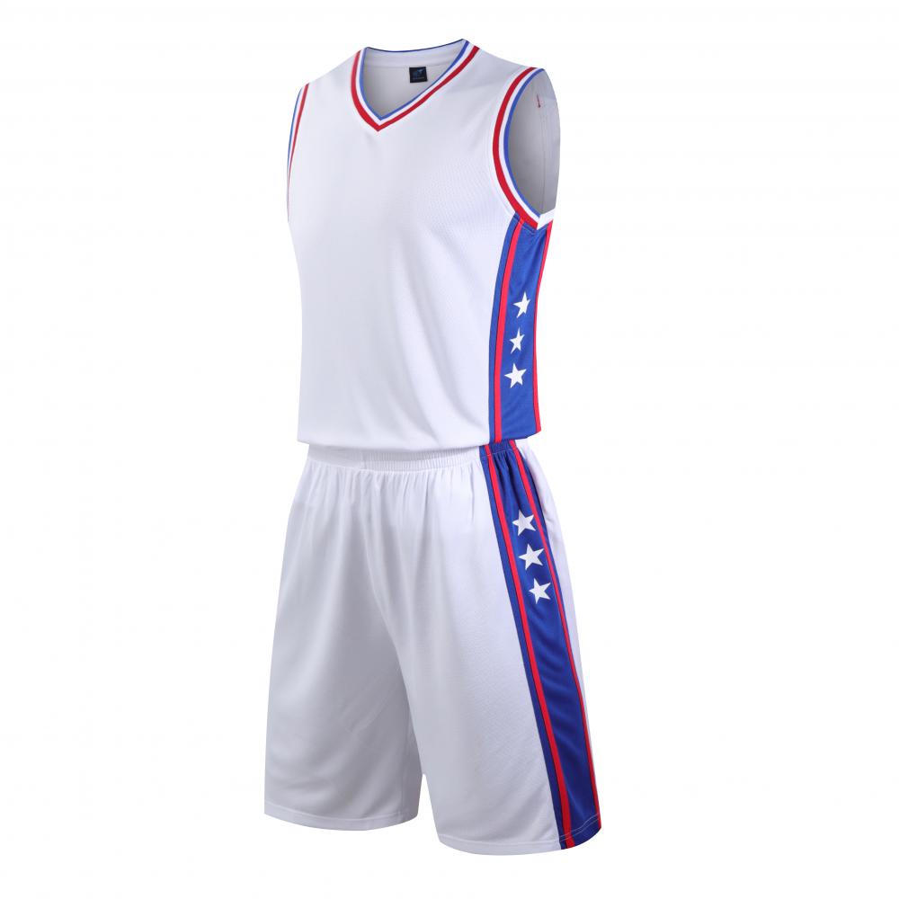 76ers basketball uniform white suit（Customizable name and number）