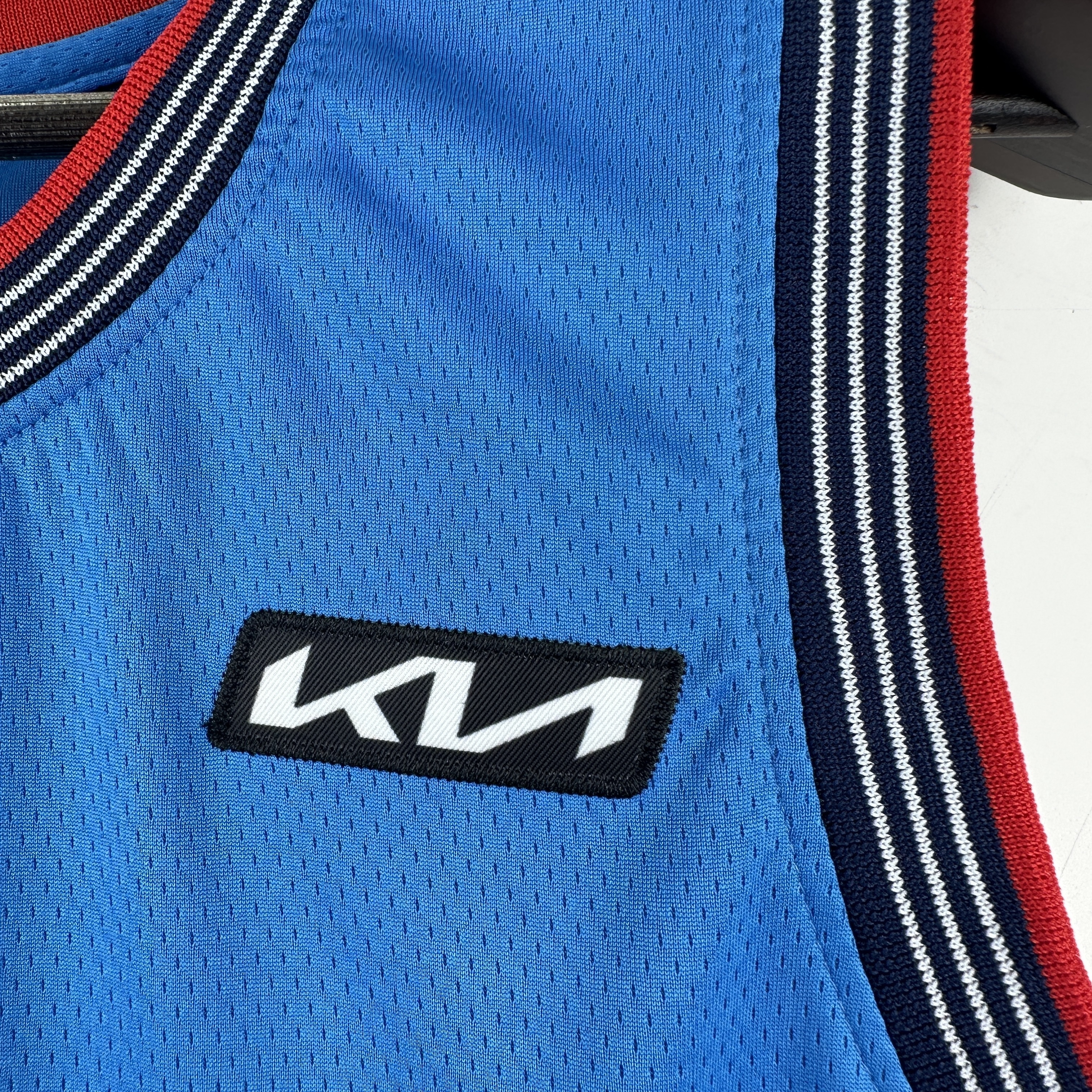 Embroidered 25th season All-Star Blue No. 35 Durant