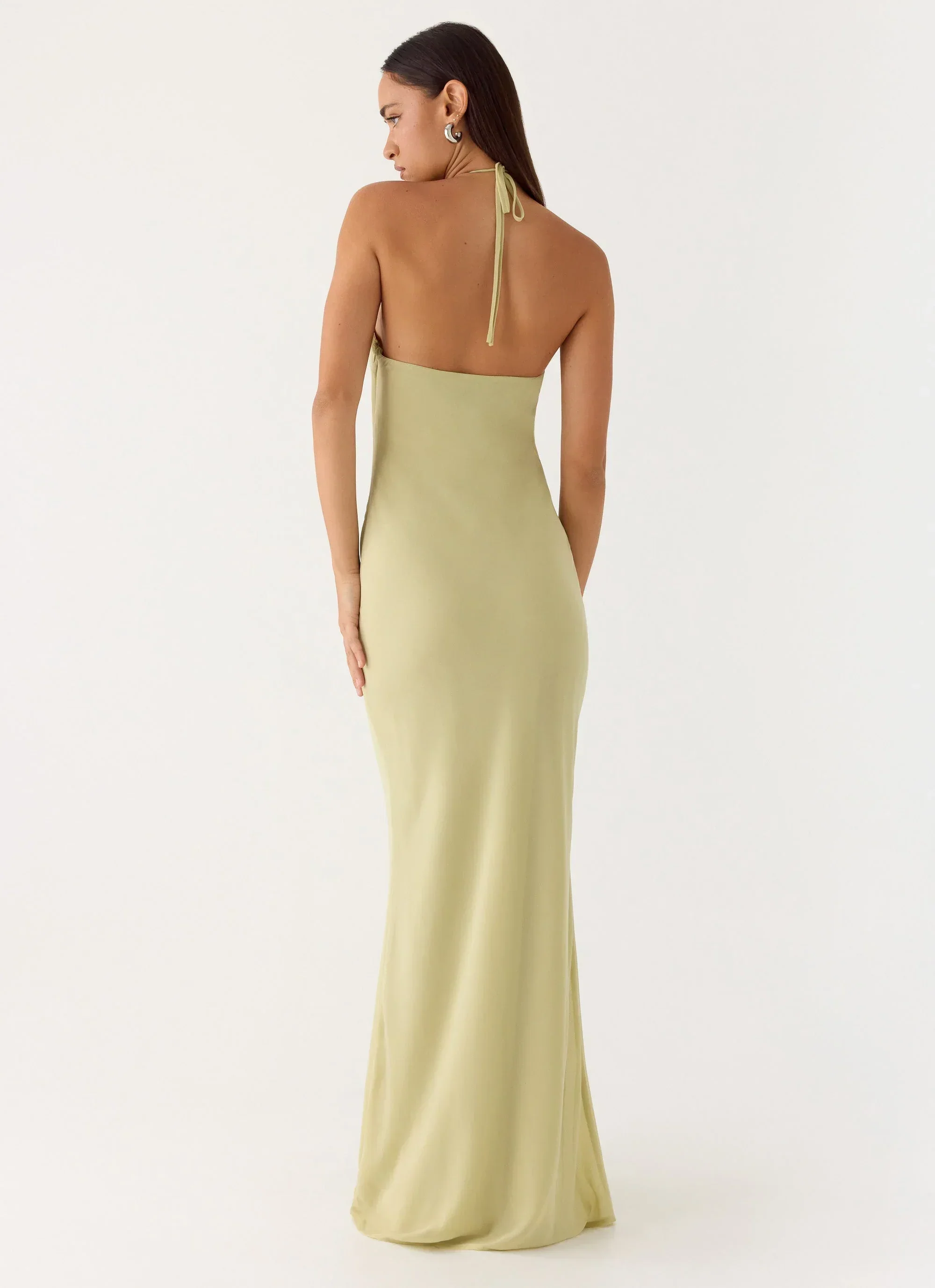 Anouk Halter Maxi Dress - Sage