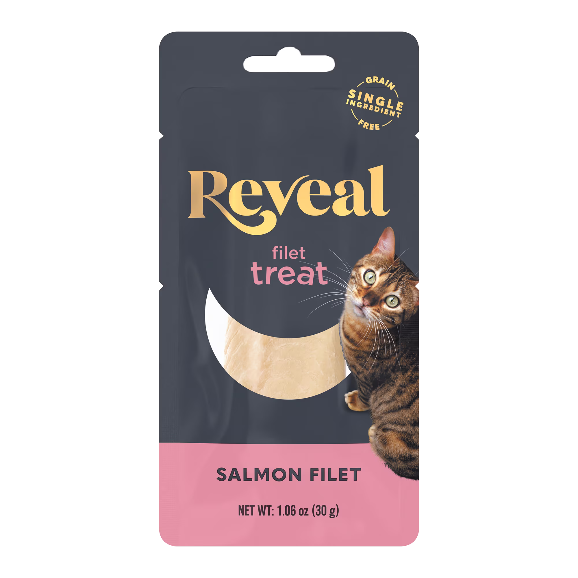 Reveal Pet Food Natural Cat Treats Whole Salmon Loin 1.06oz
