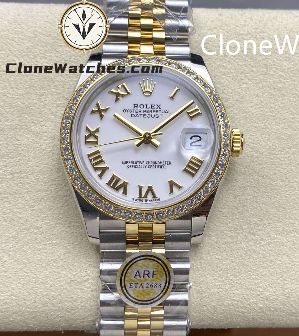 Rolex Super Clone Watches 1:1 DateJust m278383rbr-0002 Jubilee 31MM 2236 Movement