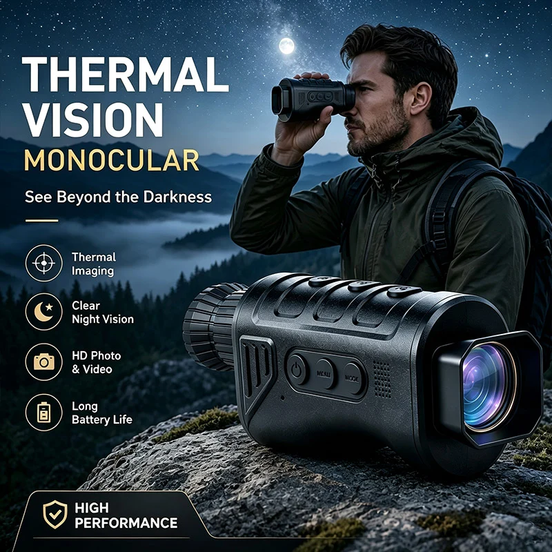 🔥 50% OFF Limited Time – AI15 Thermal Monocular, See Clearly in Darkness with 1080P Night Vision & 8000m Range
