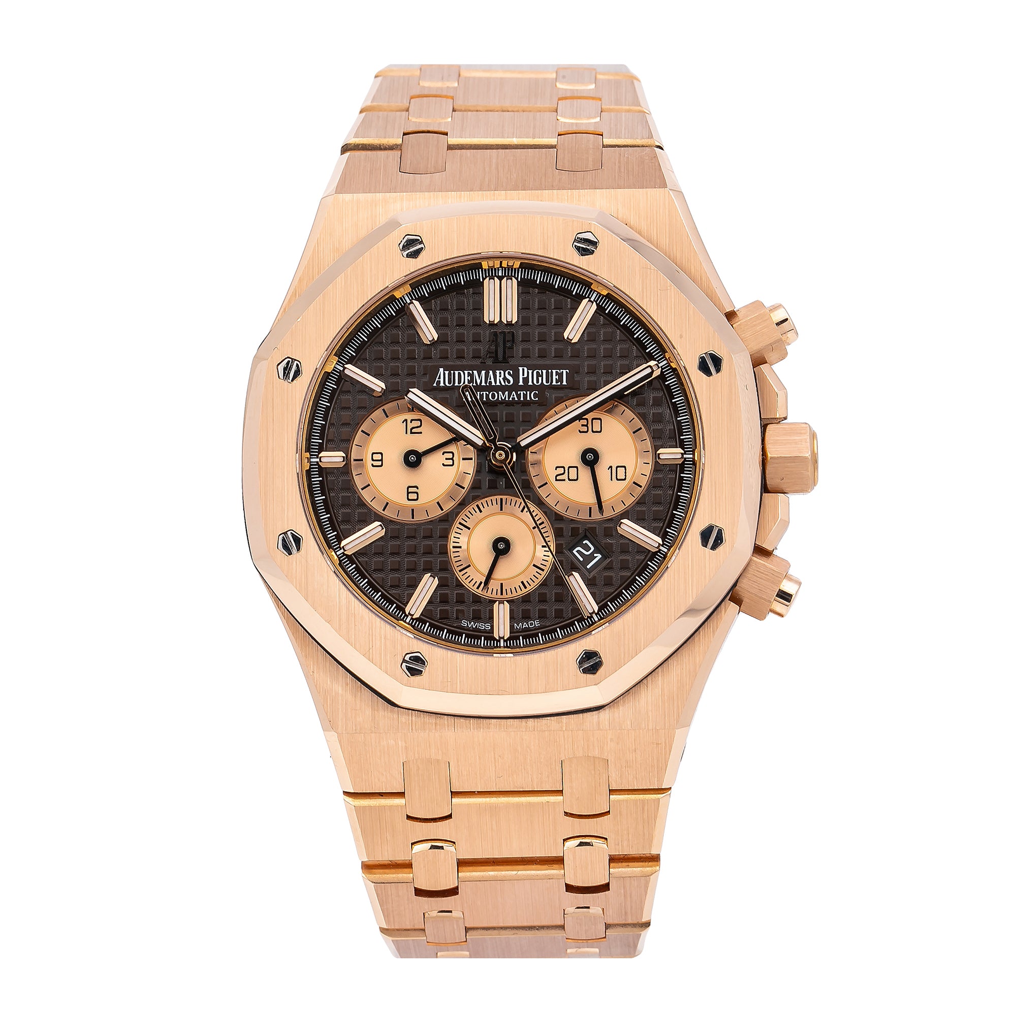 Audemars Piguet Royal Oak Chronograph 26331OR 41MM Black Dial With Rose Gold Bracelet