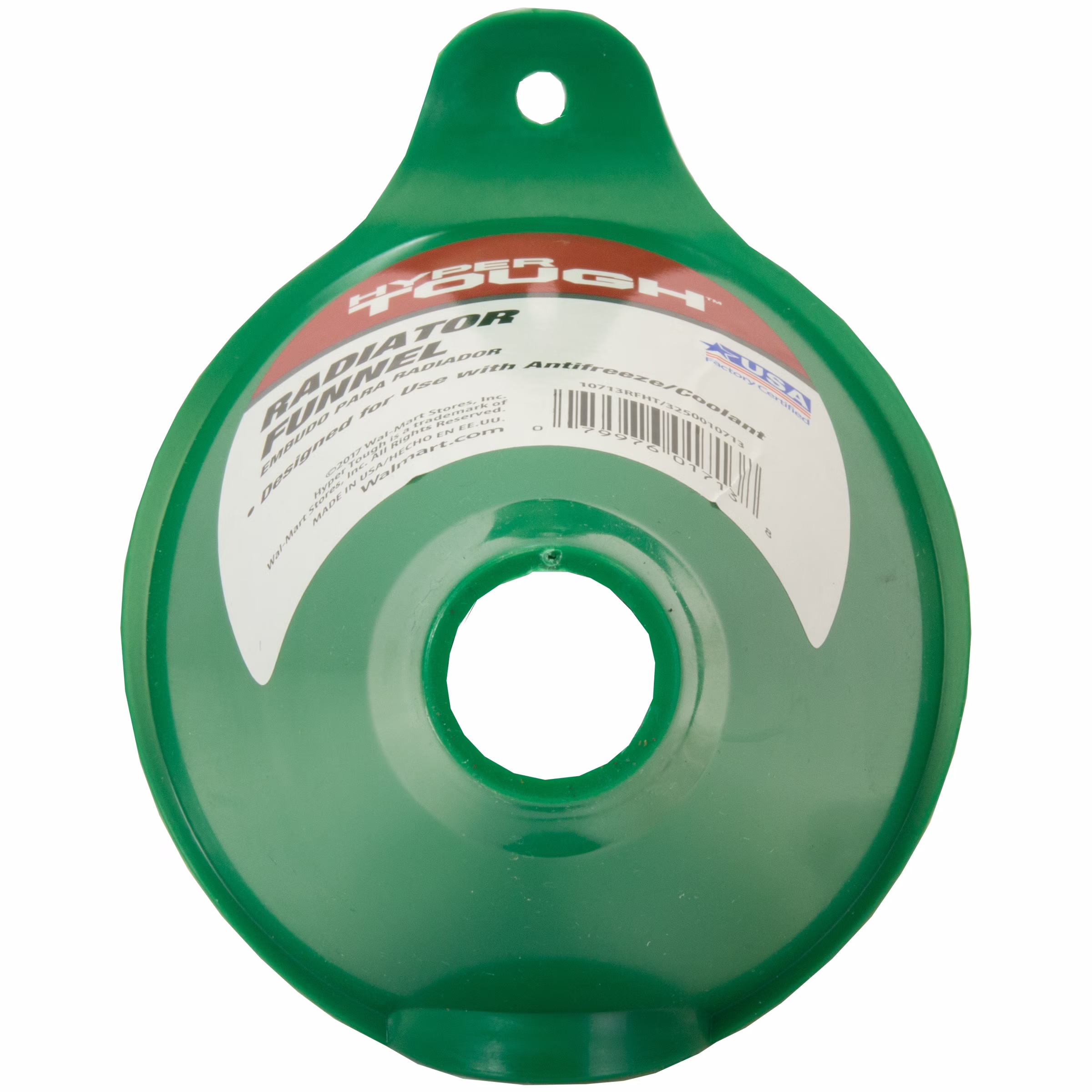 (2 pack) Hyper Tough Big Mouth Automotive Plastic Funnel, Green, 10713RFHT, 1 Each