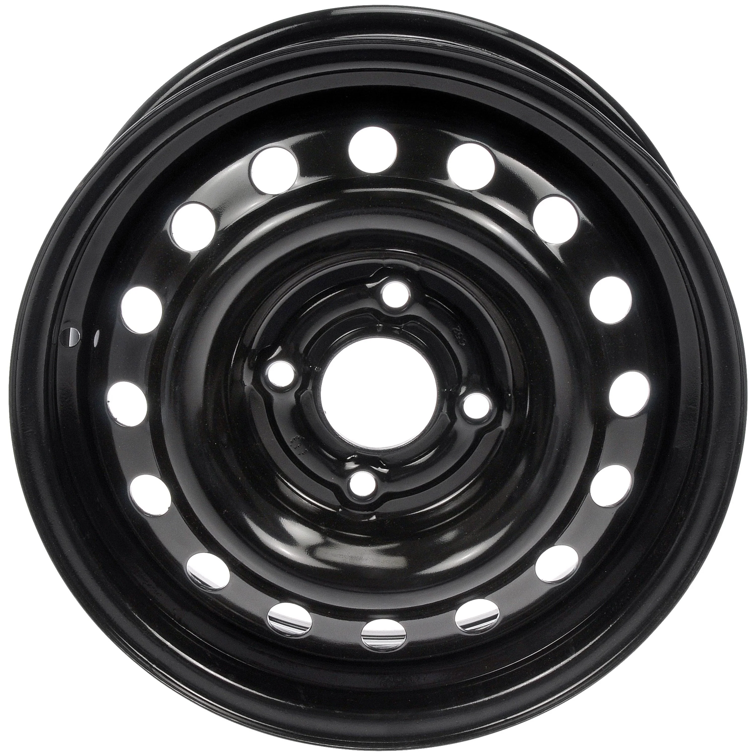 Dorman 939 - 135 Steel 15" Wheel Rim 15 x 5.5 - Inch 4 - Lug Black, for Specific Nissan Models Fits Select: 2007 - 2012 NISSAN VERSA