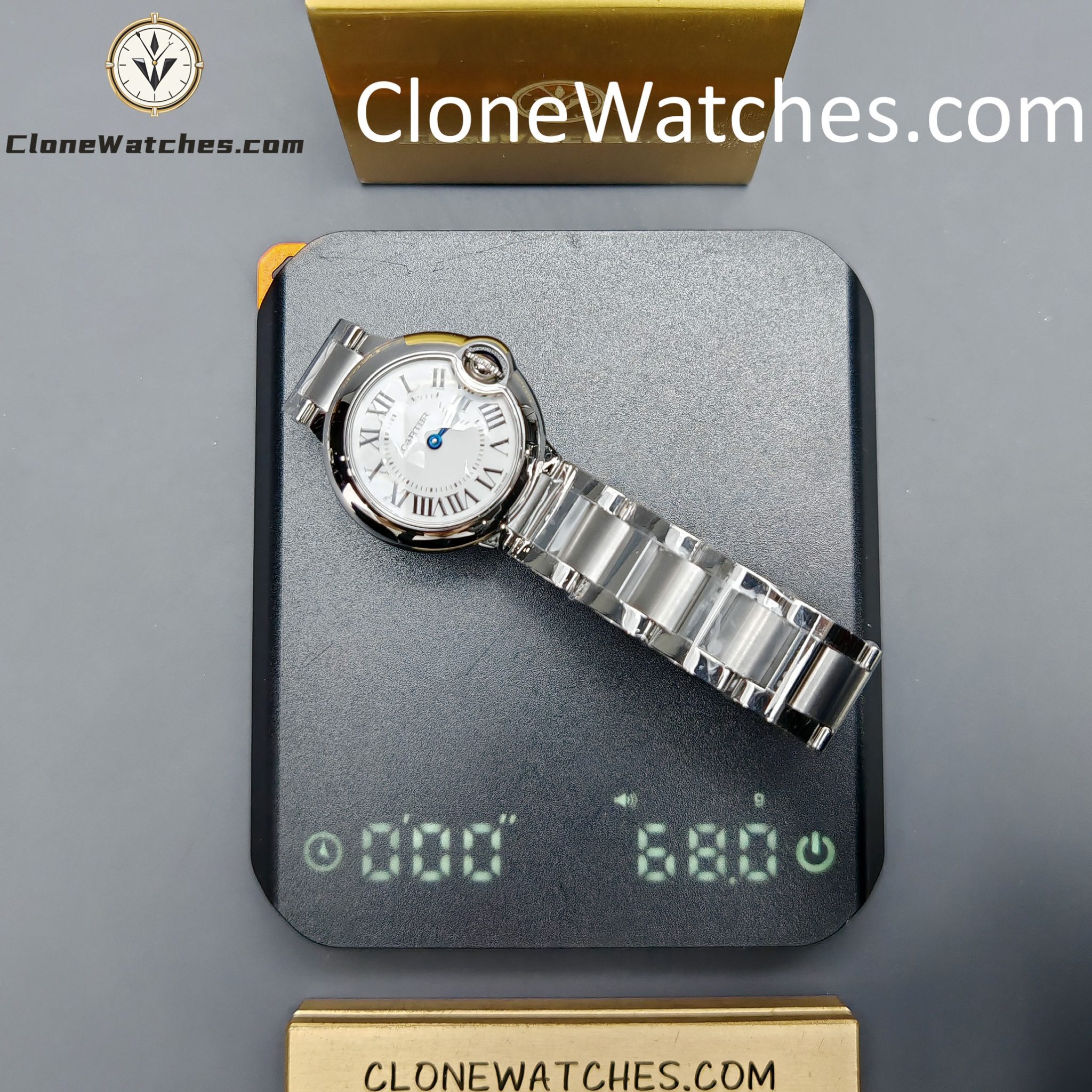 Cartier Super Clone Watches 1:1 Ballon Bleu de WSBB0067 Silver White Dial 28mm