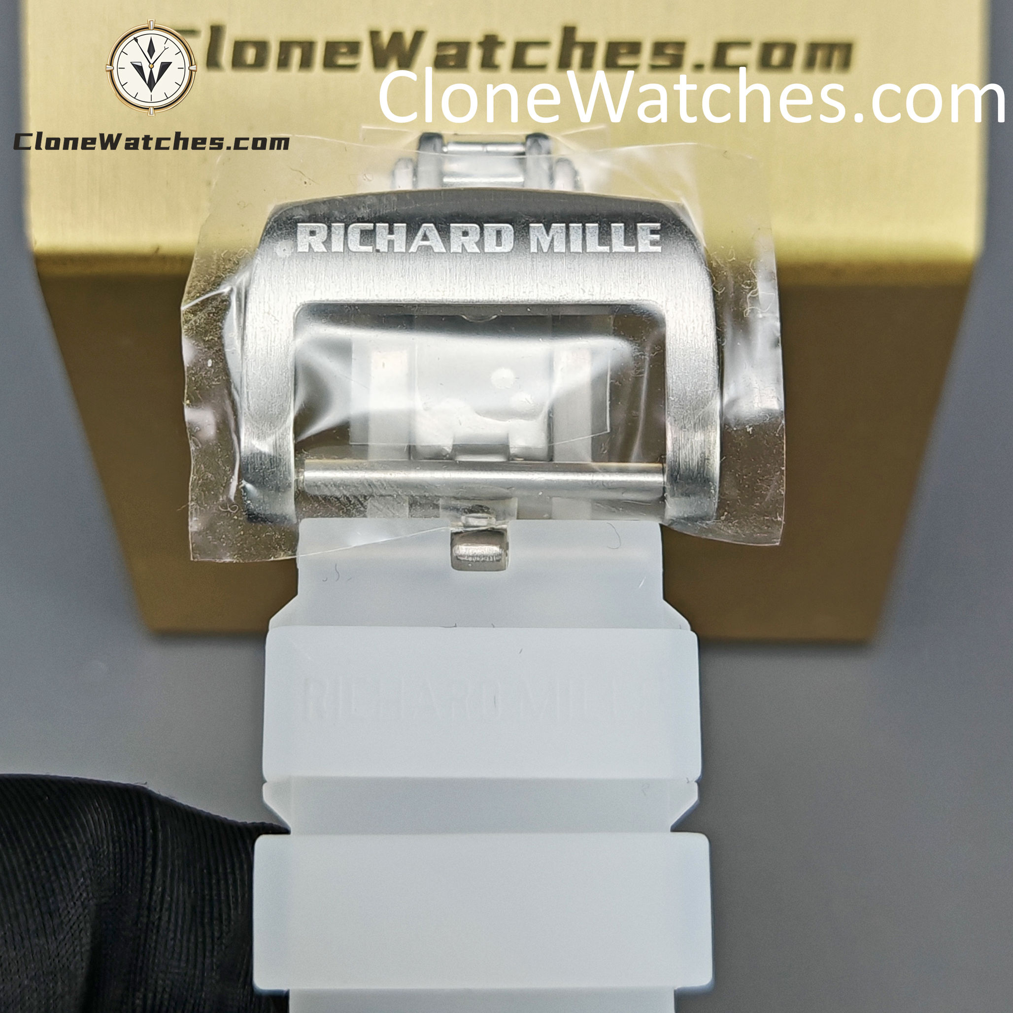 Richard Mille Super Clone Watches 1:1 RM 027 – 03 Full Transparent Tourbillon White Strap
