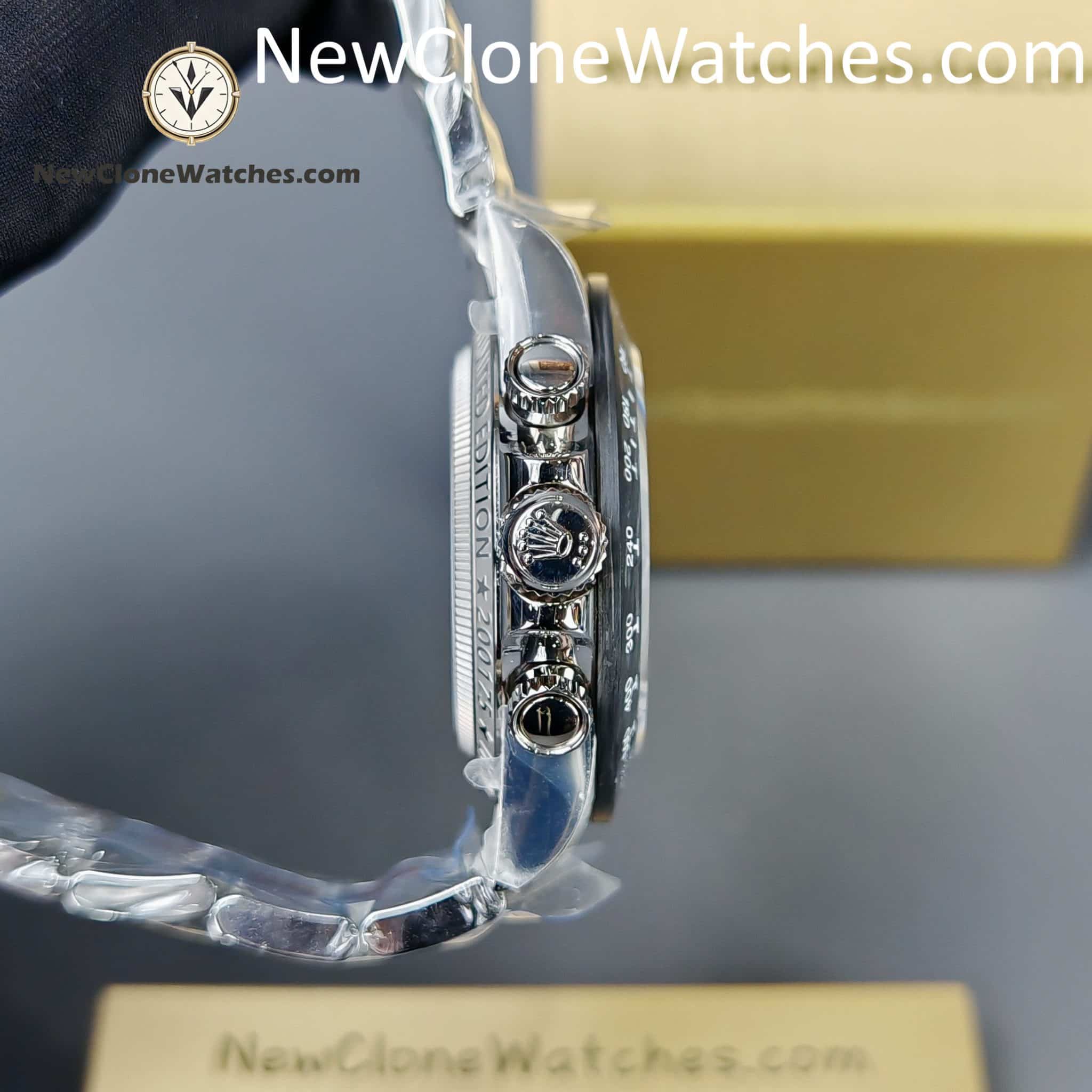 Modified Super Clone Watches 1:1 Sonic Rolex Daytona Skeleton Dial 4130 Movement