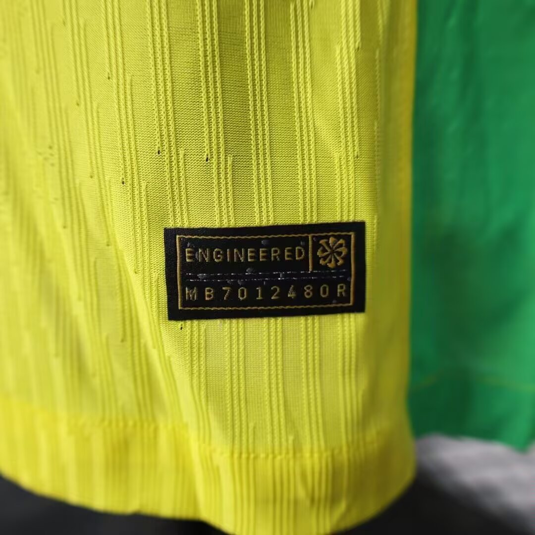 2025-26-Brazil Home Long Sleeve-Player Edition