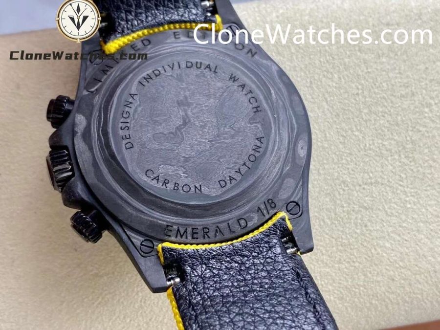 Modified Super Clone Watches 1:1 DiW Rolex Daytona NTPT Carbon “LEMON EDITION”