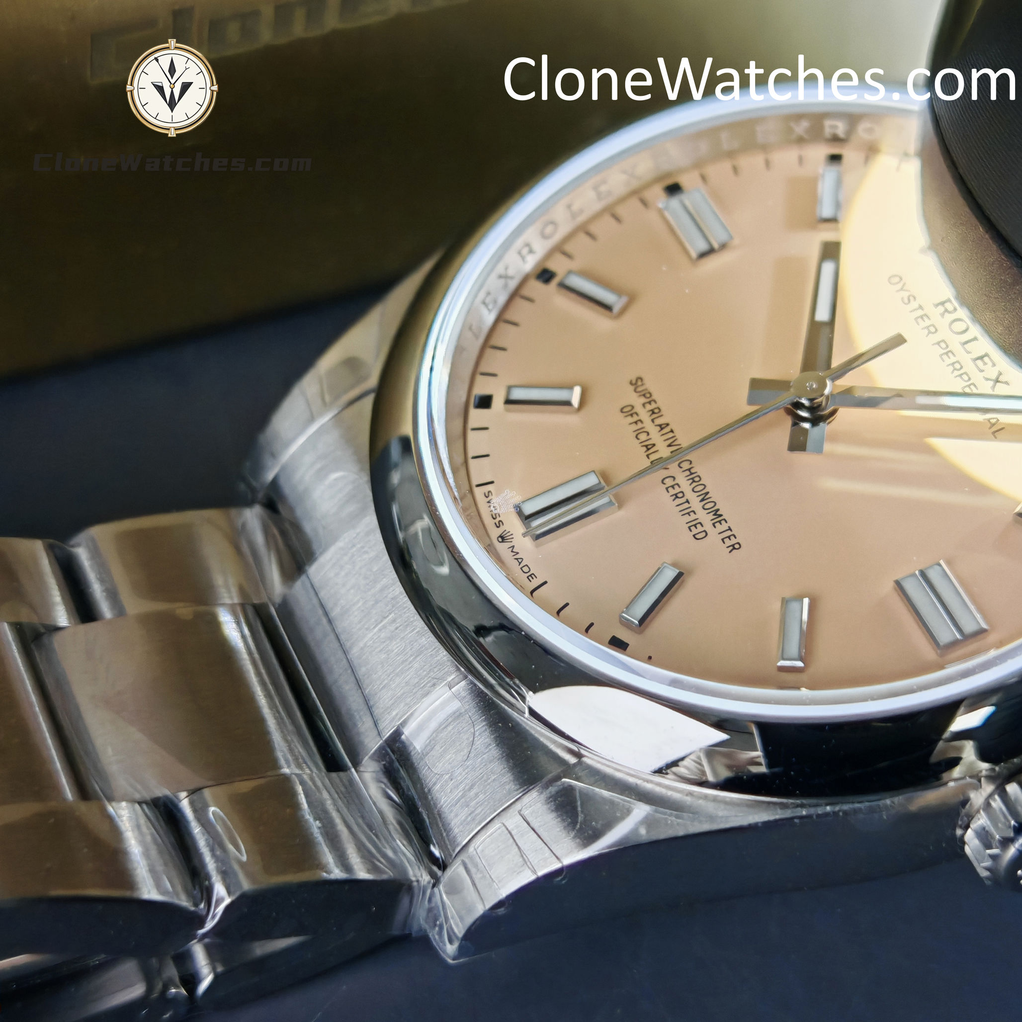 Rolex Super Clone Watches 1:1 Oyster Perpetual Yellow Dial 36mm M126000-0012 3230 Movement