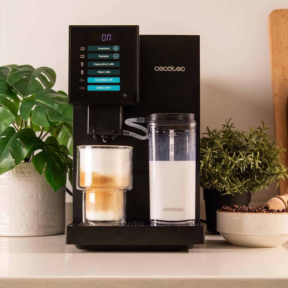 Cafetière superautomatique 1350W thermoblock 19 bars moulin intégré