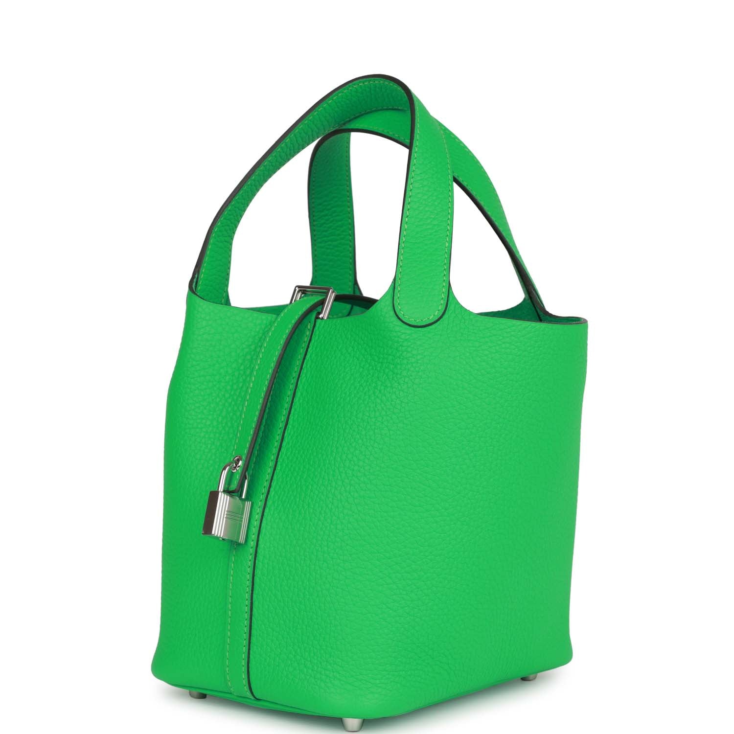 Hermes Picotin Lock 18 Vert Comics Clemence Palladium Hardware