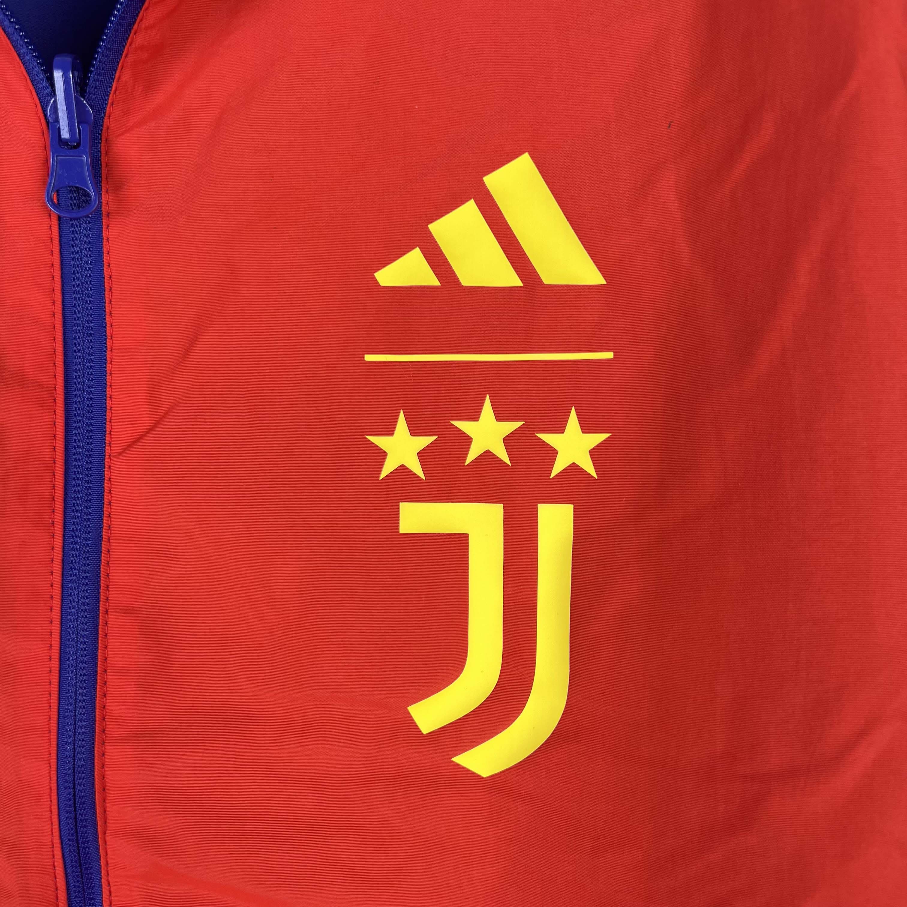 2023-2024 Juventus Reversible Windbreaker(Blue-red)Soccer Jersey 1:1 Thai Quality