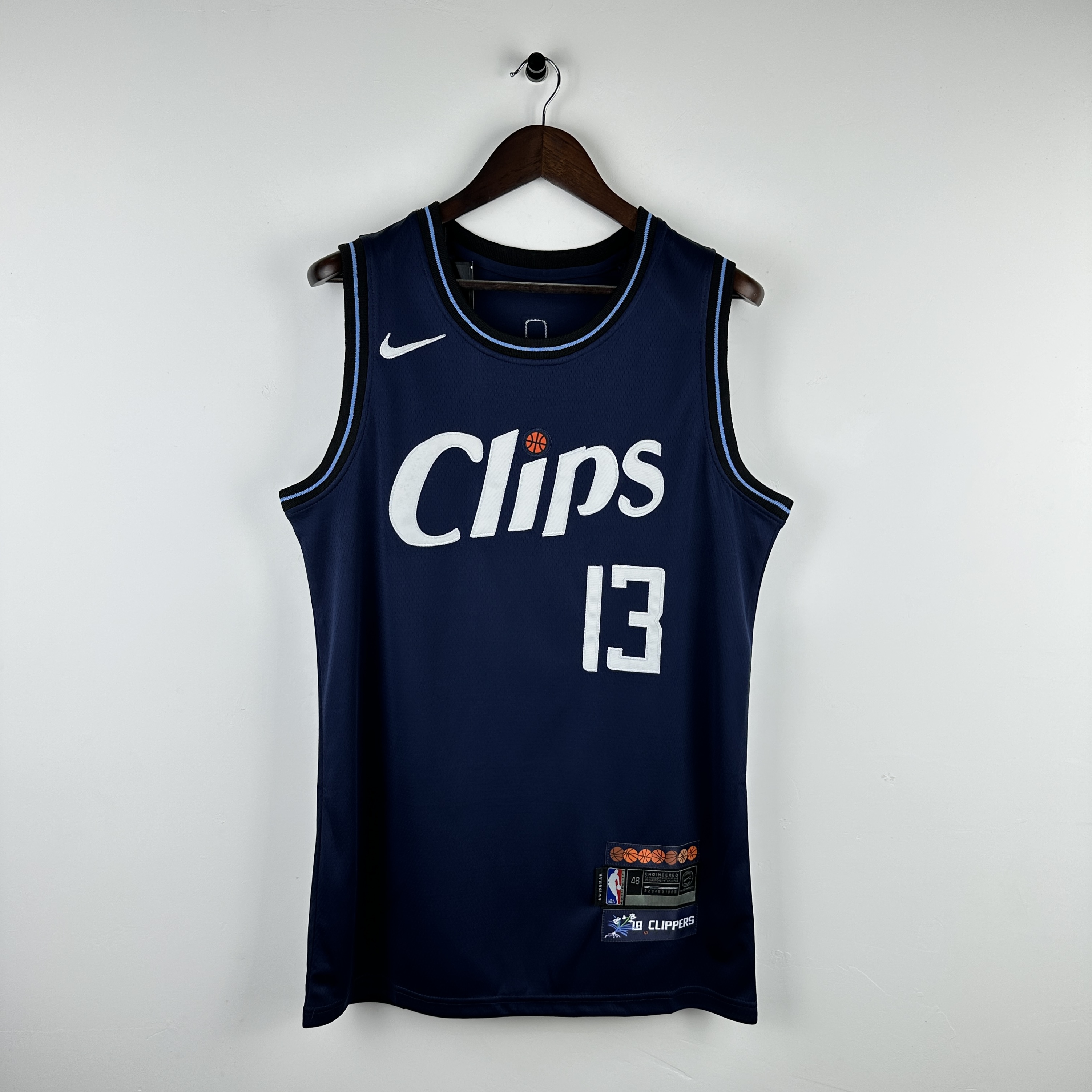 Embroidery 24 season Clippers City Edition No. 13 George