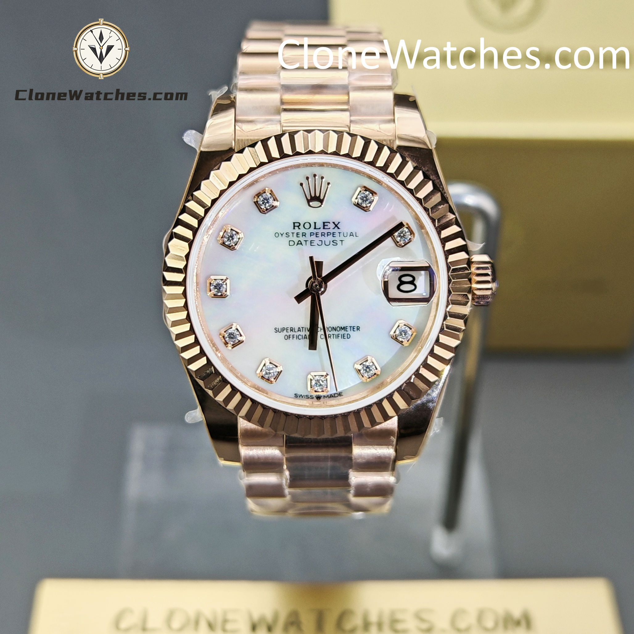 Rolex Super Clone Watches 1:1 DateJust m278275-0009 President 31MM 2236 Movement