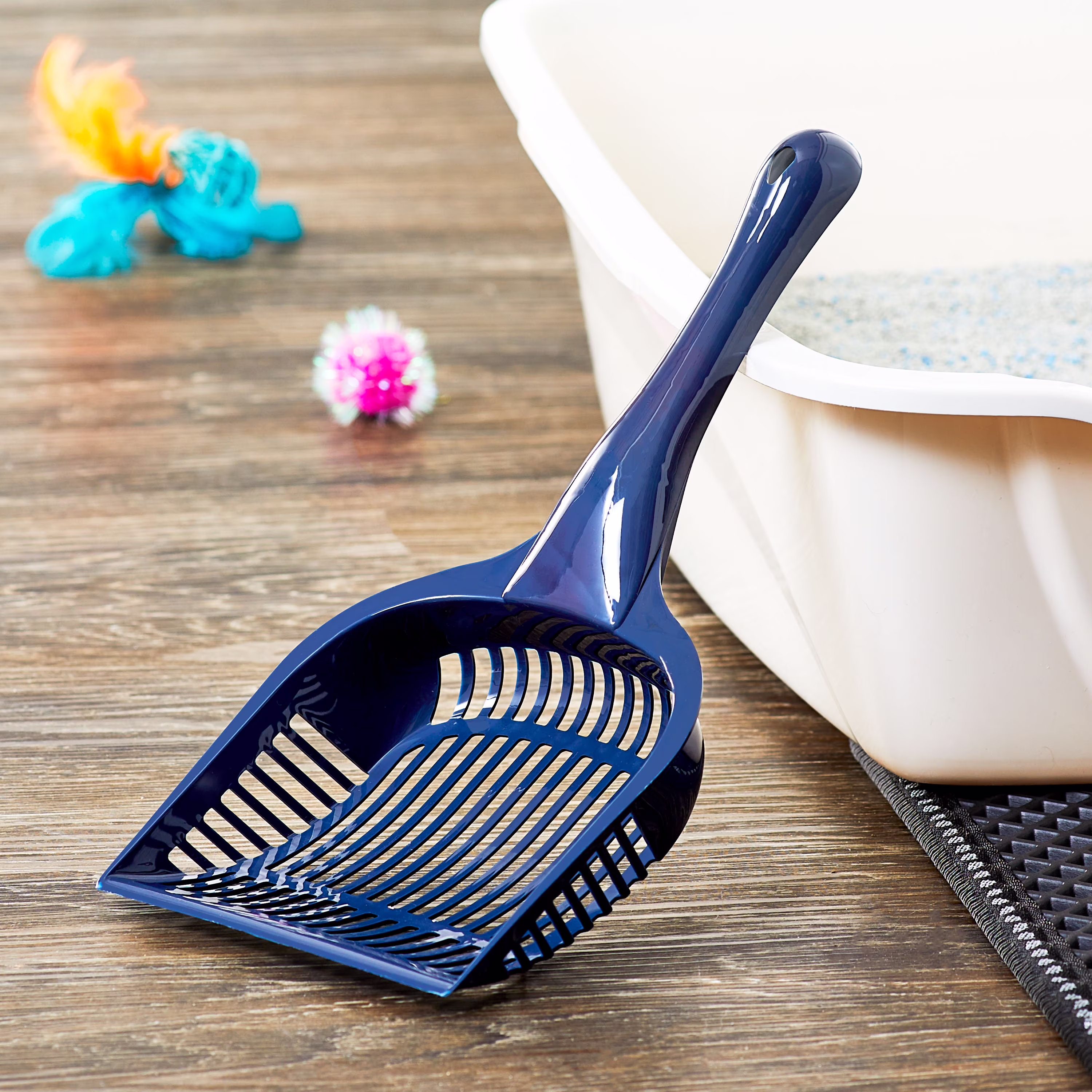 (2 pack) Vibrant Life Large Cat Litter Scoop, Blue, 1 Count