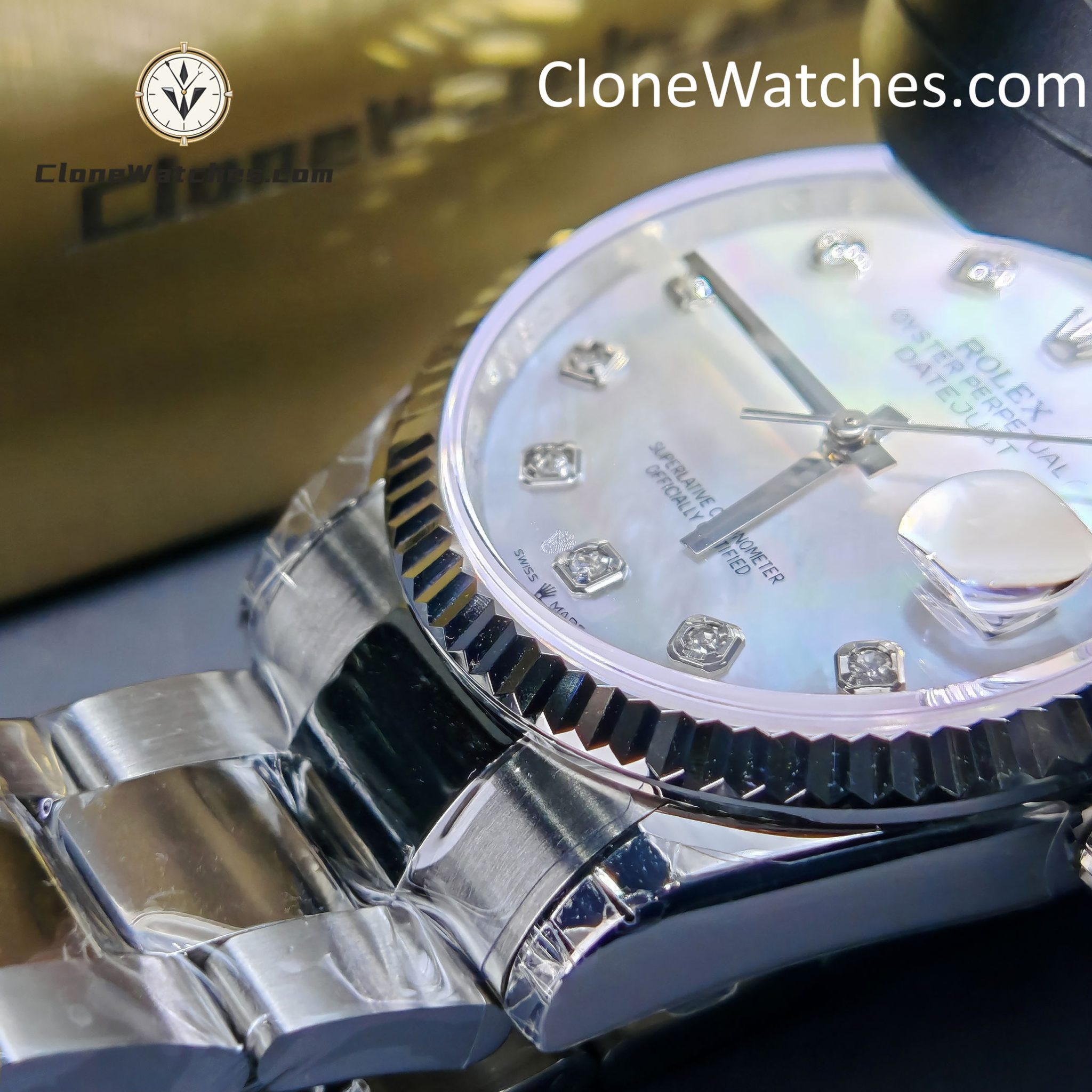 Rolex Super Clone Watches 1:1 DateJust Mother-of-Pearl Dial m126234-0020 Oyster 36MM 3235 Movement