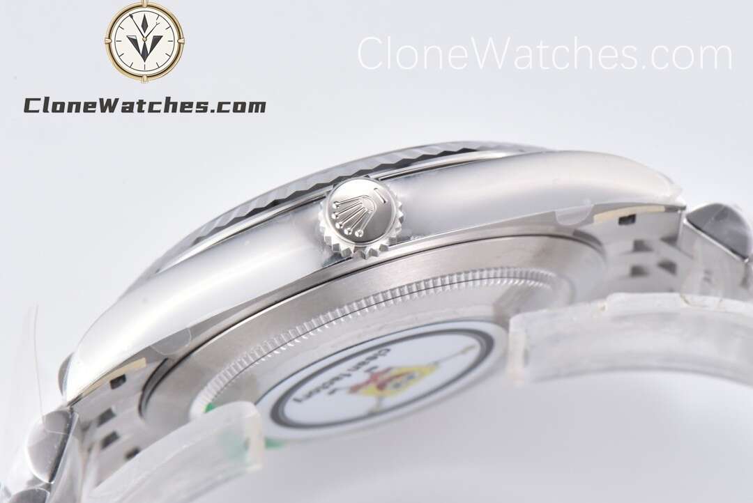 Rolex Super Clone Watches 1:1 DateJust White Diamond Dial M126334 Jubilee 41MM 3235 Movement